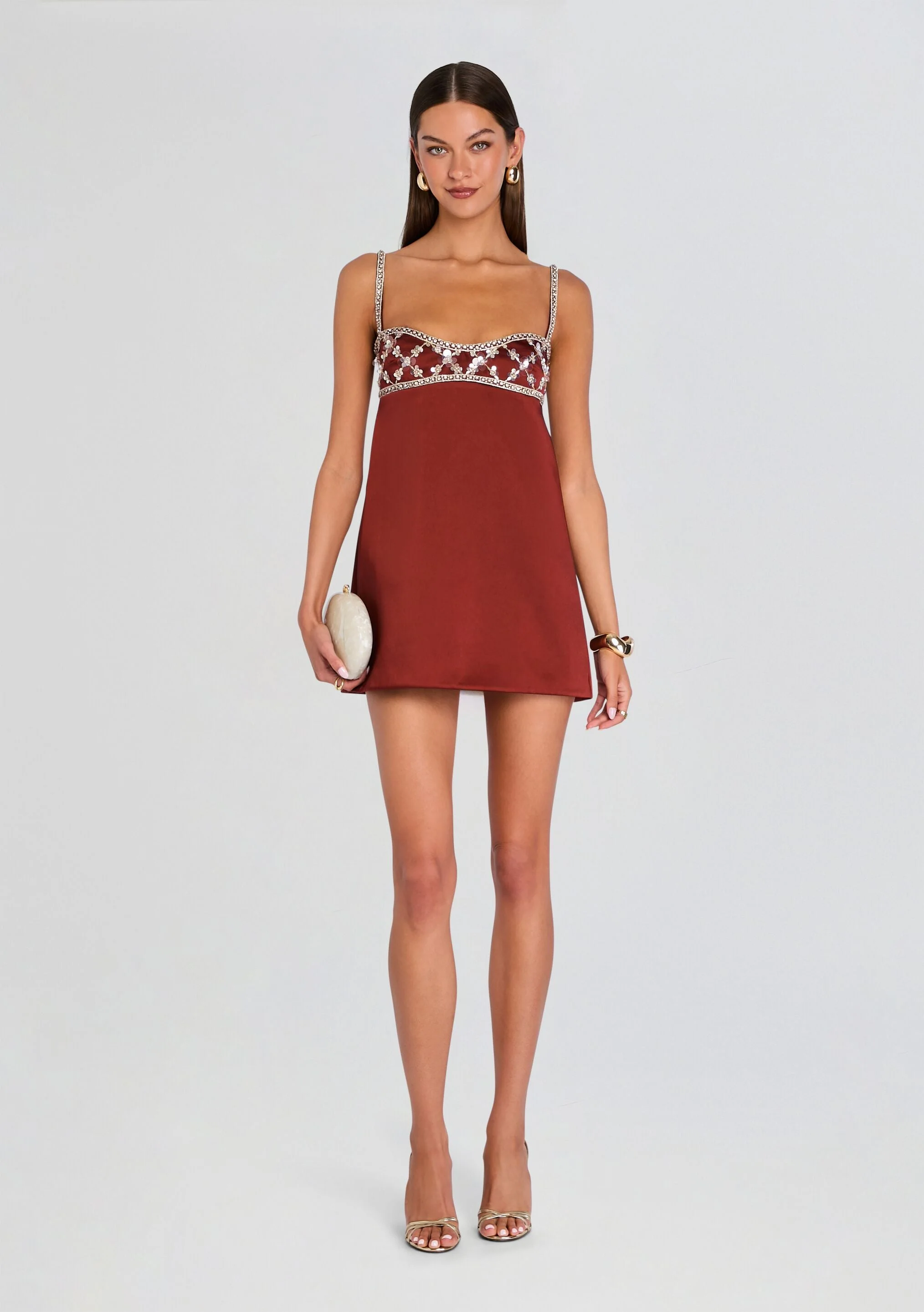 SOLERE EMBELLISHED DRESS - 1