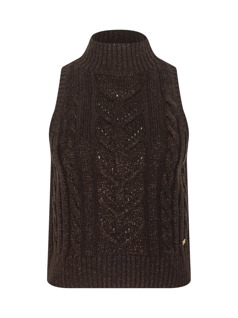 Bellini Cable-Knit Turtleneck 1