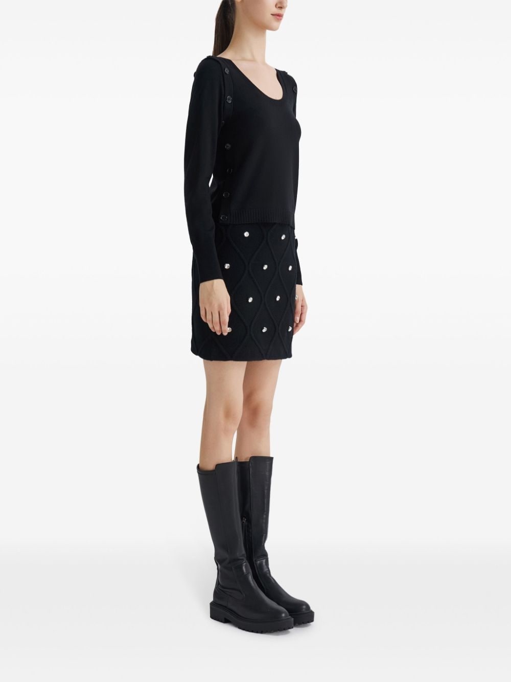 button-detail jumper - 3