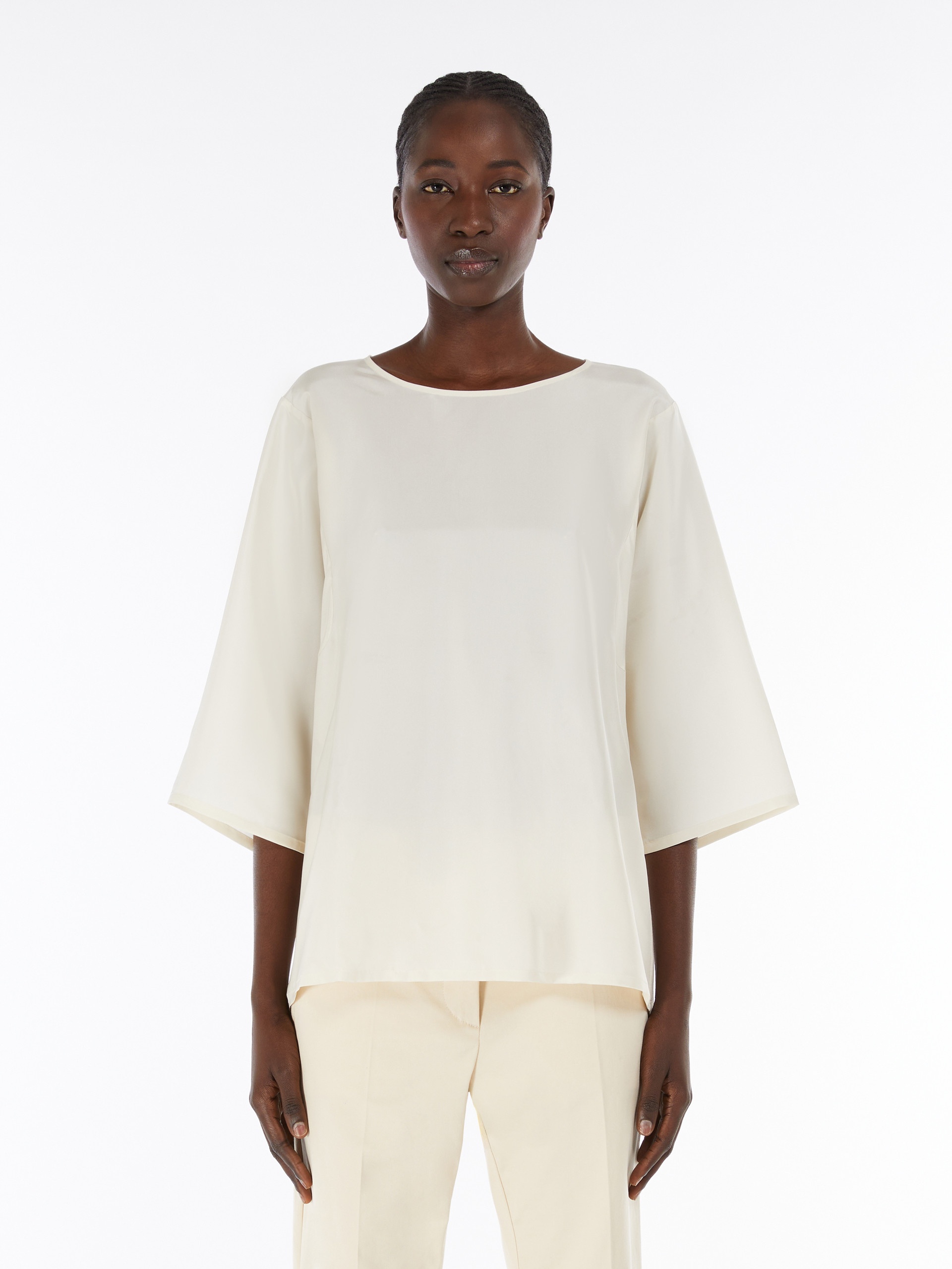PRIMO Silk and jersey blouse - 3