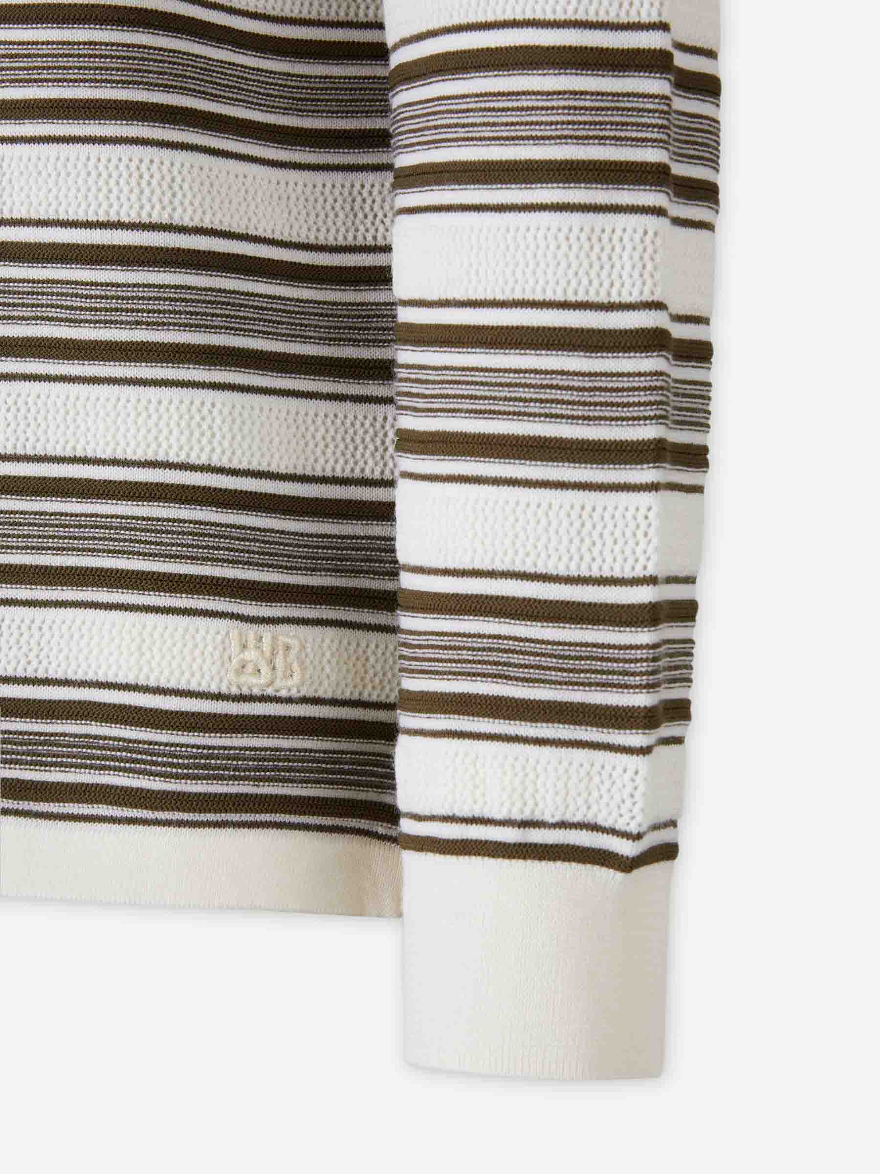 KNIT WOOL POLO - 4