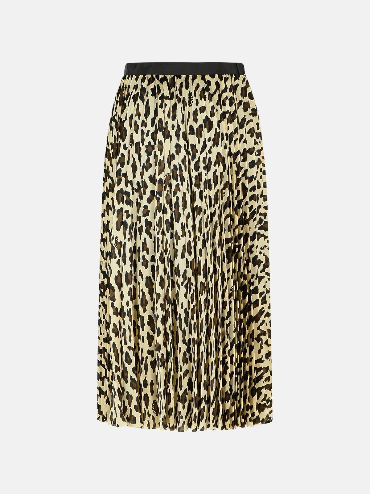 BEIGE POLYESTER SKIRT - 3