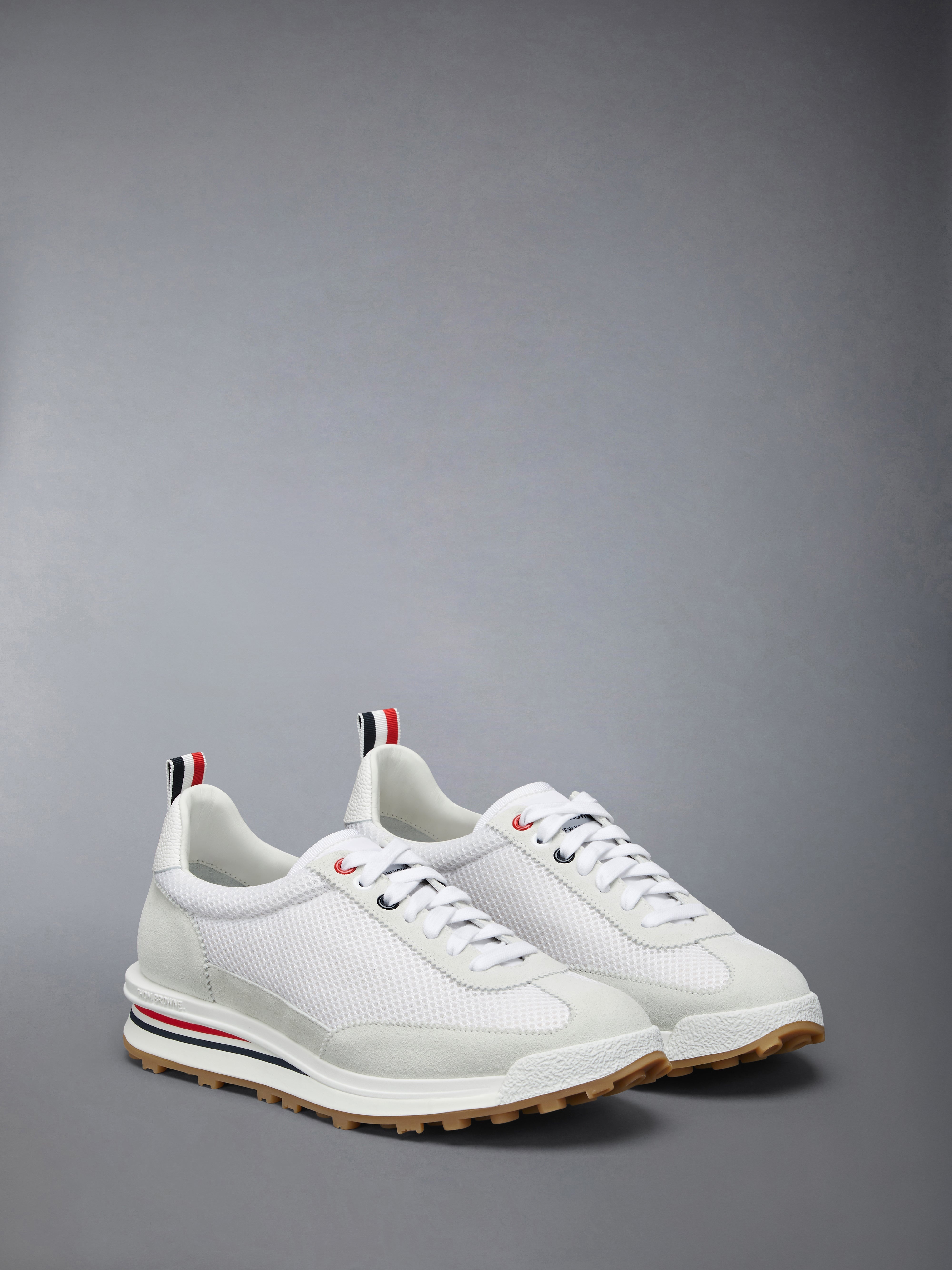 WHITE NYLON TECH RUNNER - 2