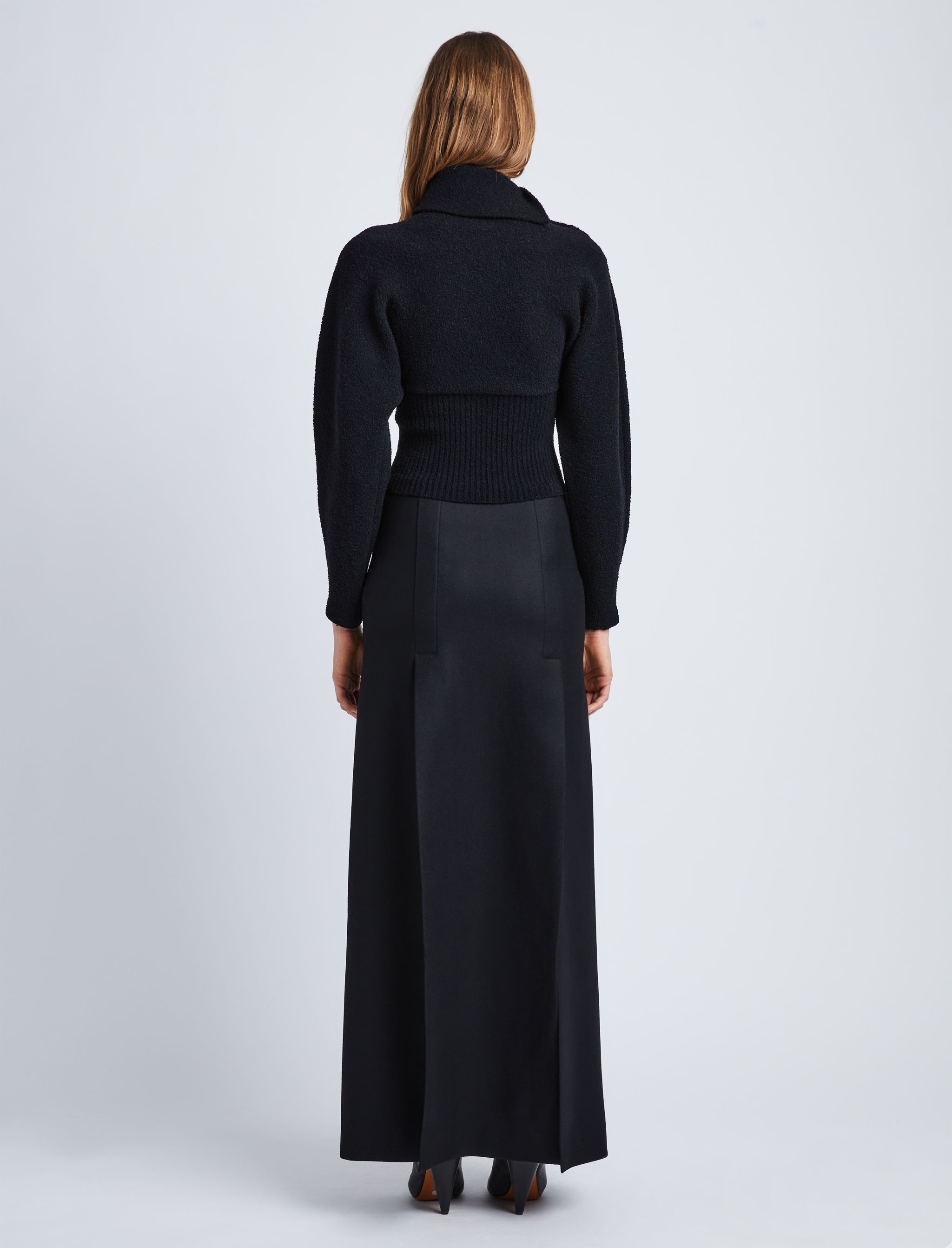 Wool Viscose Boucle Top - 6