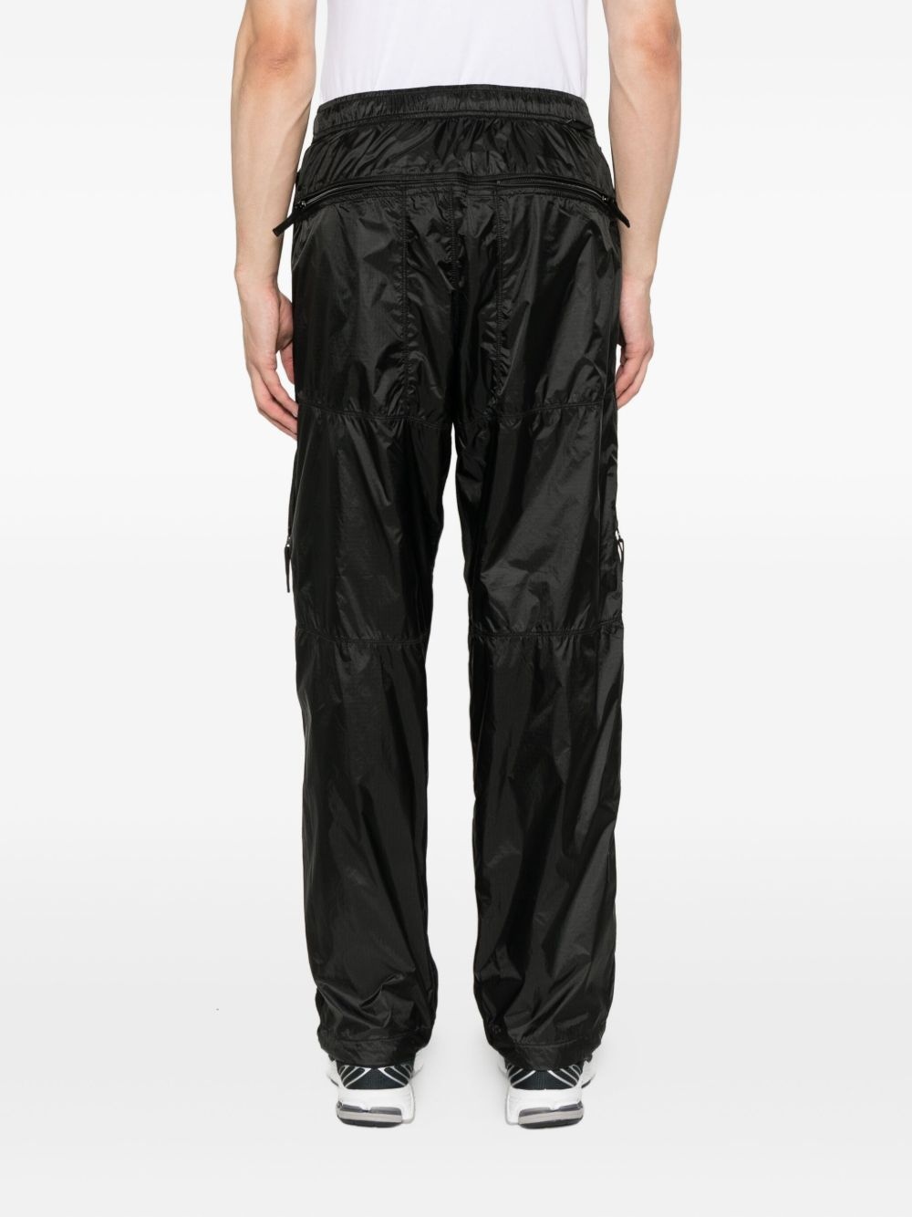 panelled zip-detail trousers - 4