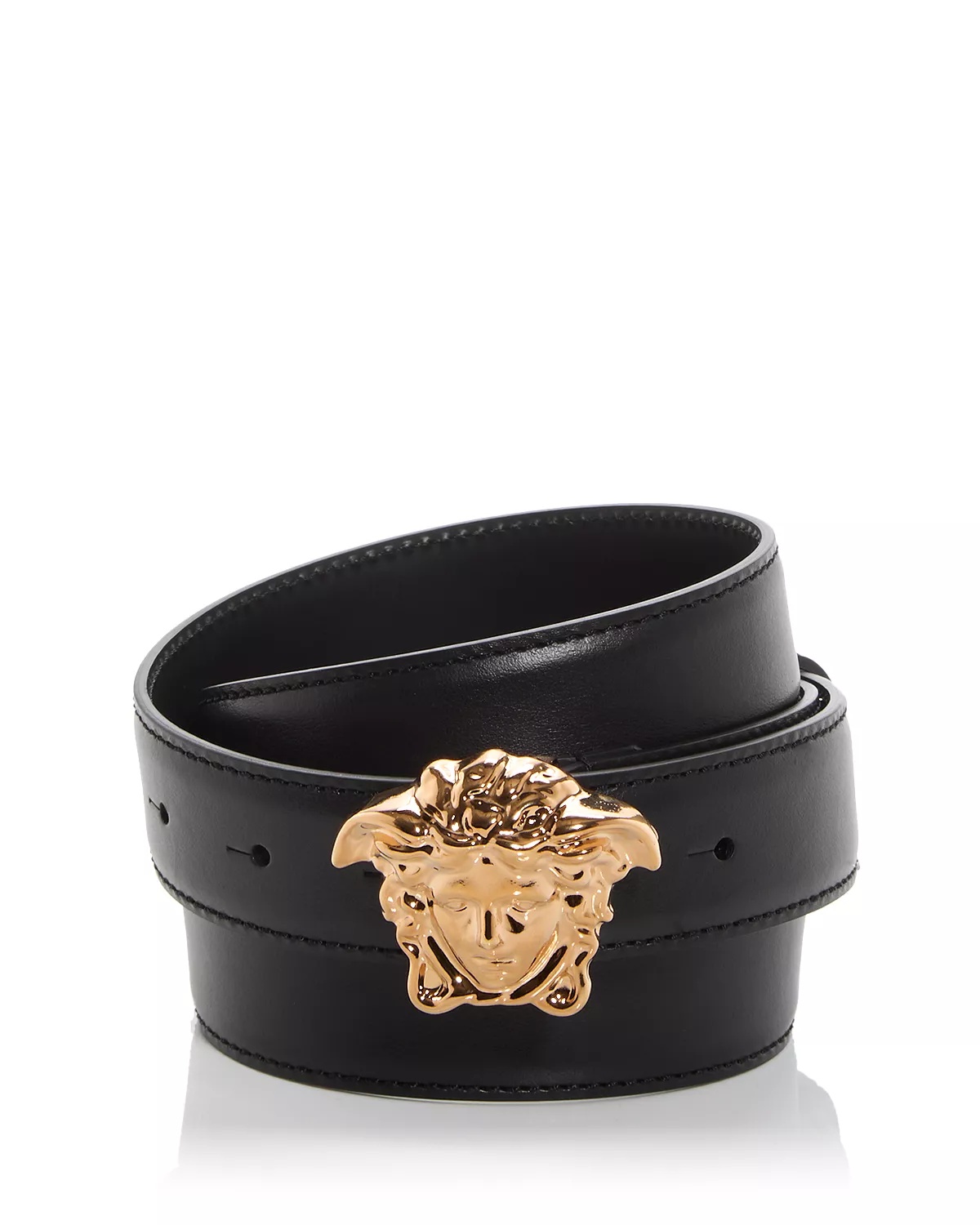 Men's Medusa Leather Belt - 1