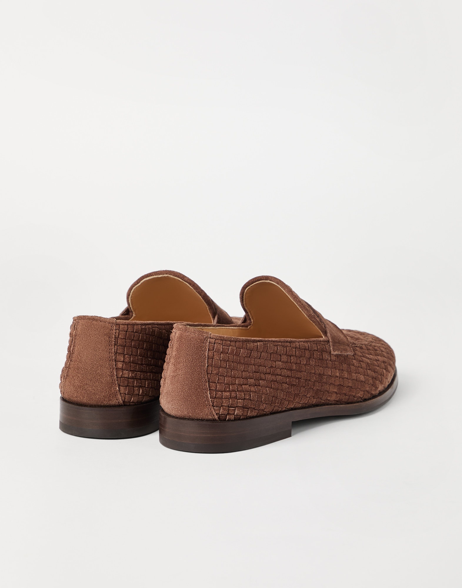 Braided suede penny loafers - 2