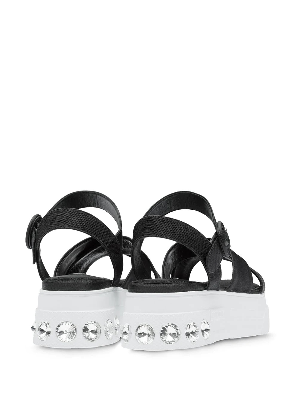 crystal-embellished sandals - 3