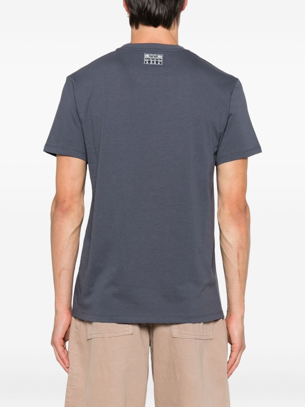 logo-detail crew-neck T-shirt - 3