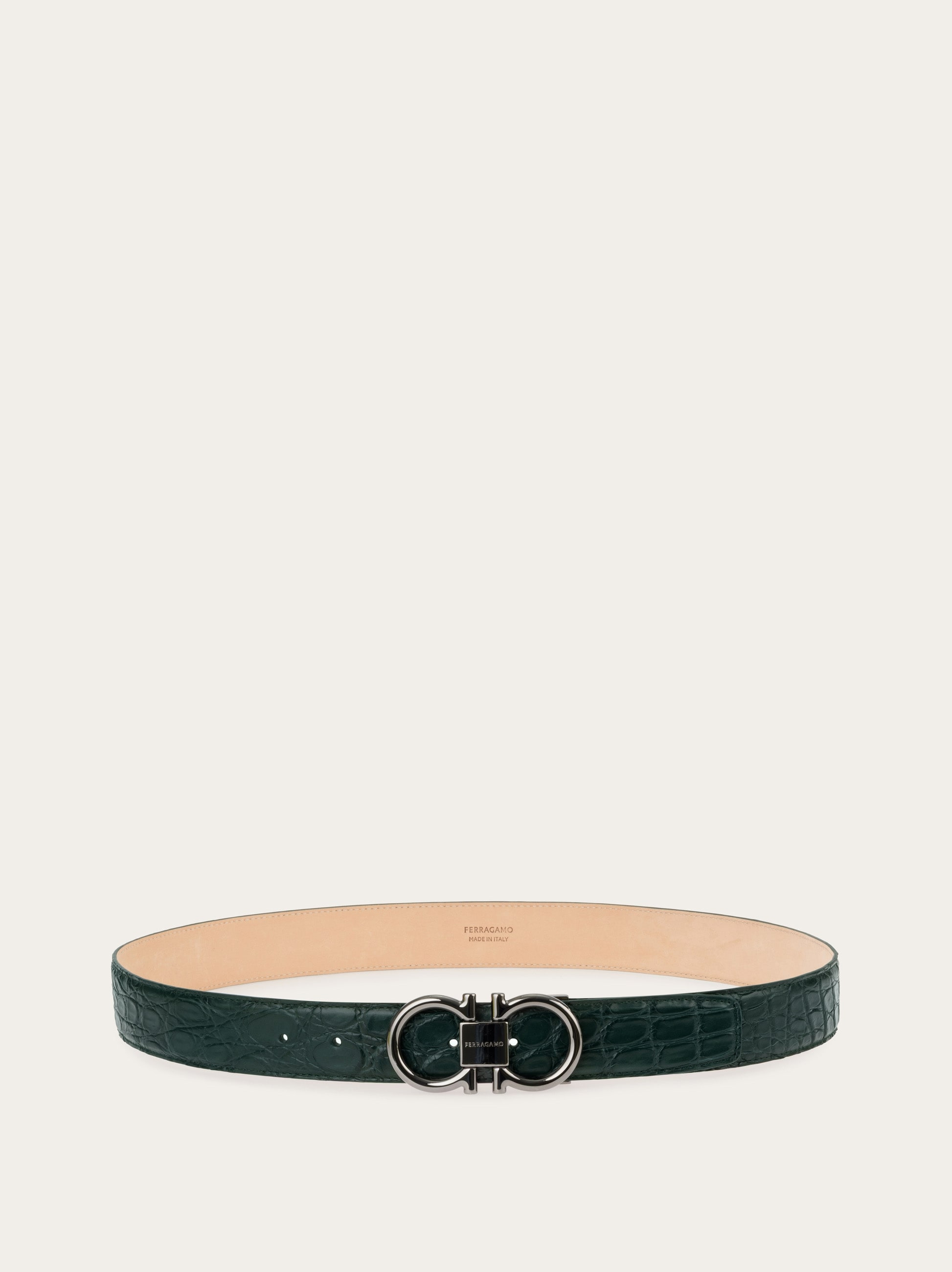 Adjustable Gancini belt - 3