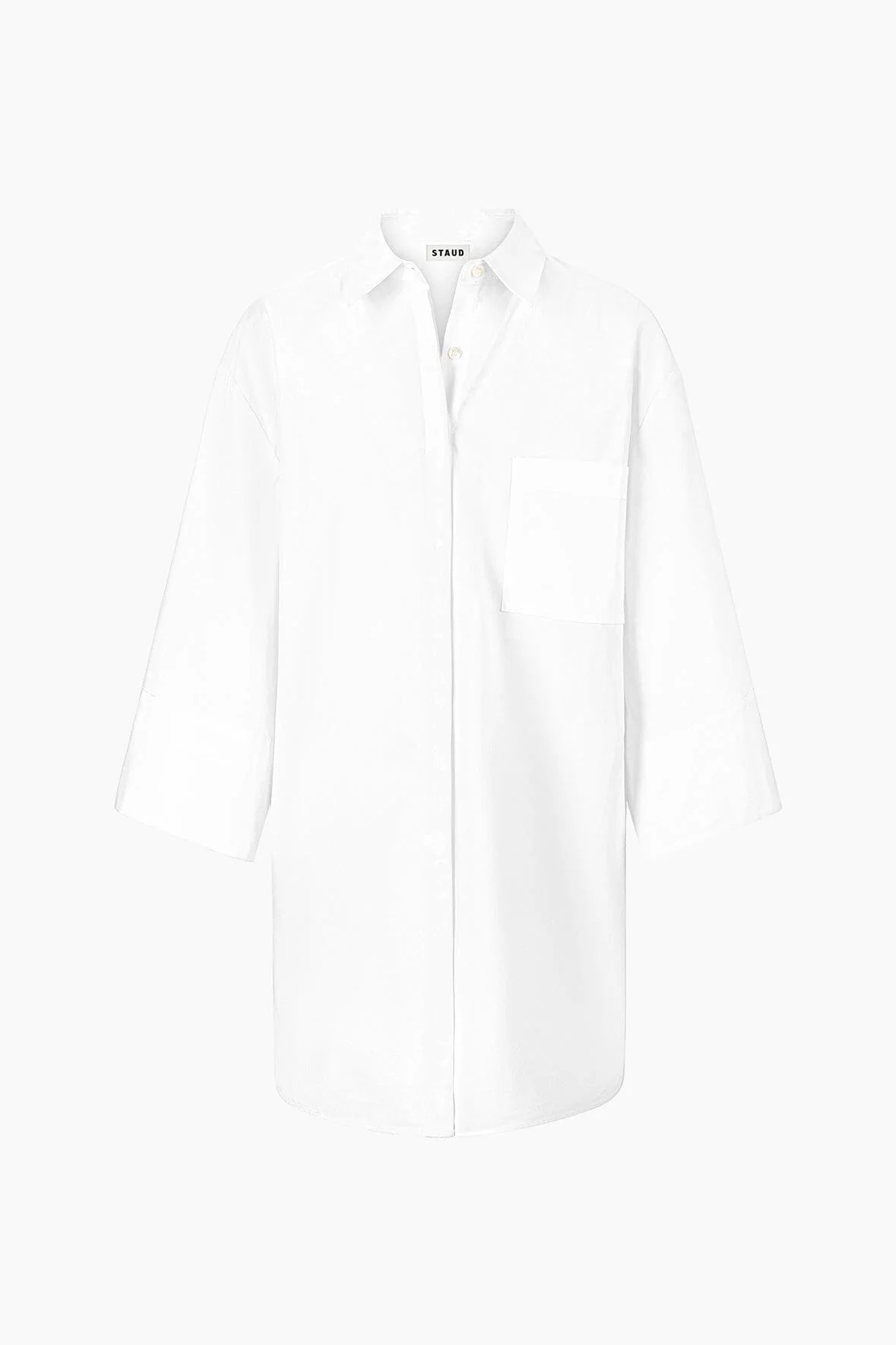 STAUD NICO DRESS WHITE - 1