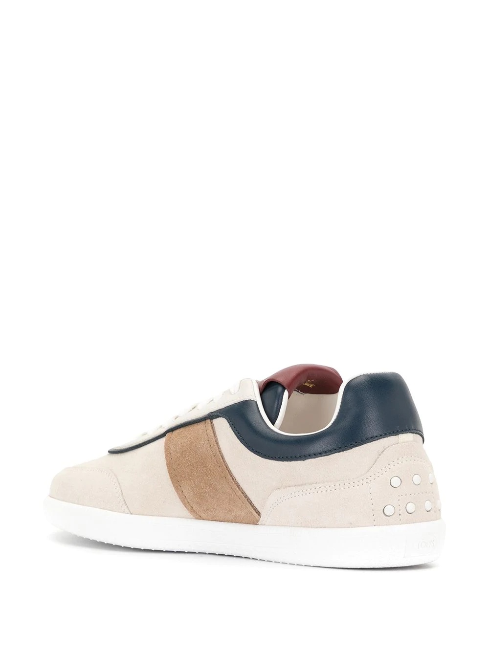 panelled low-top sneakers - 3