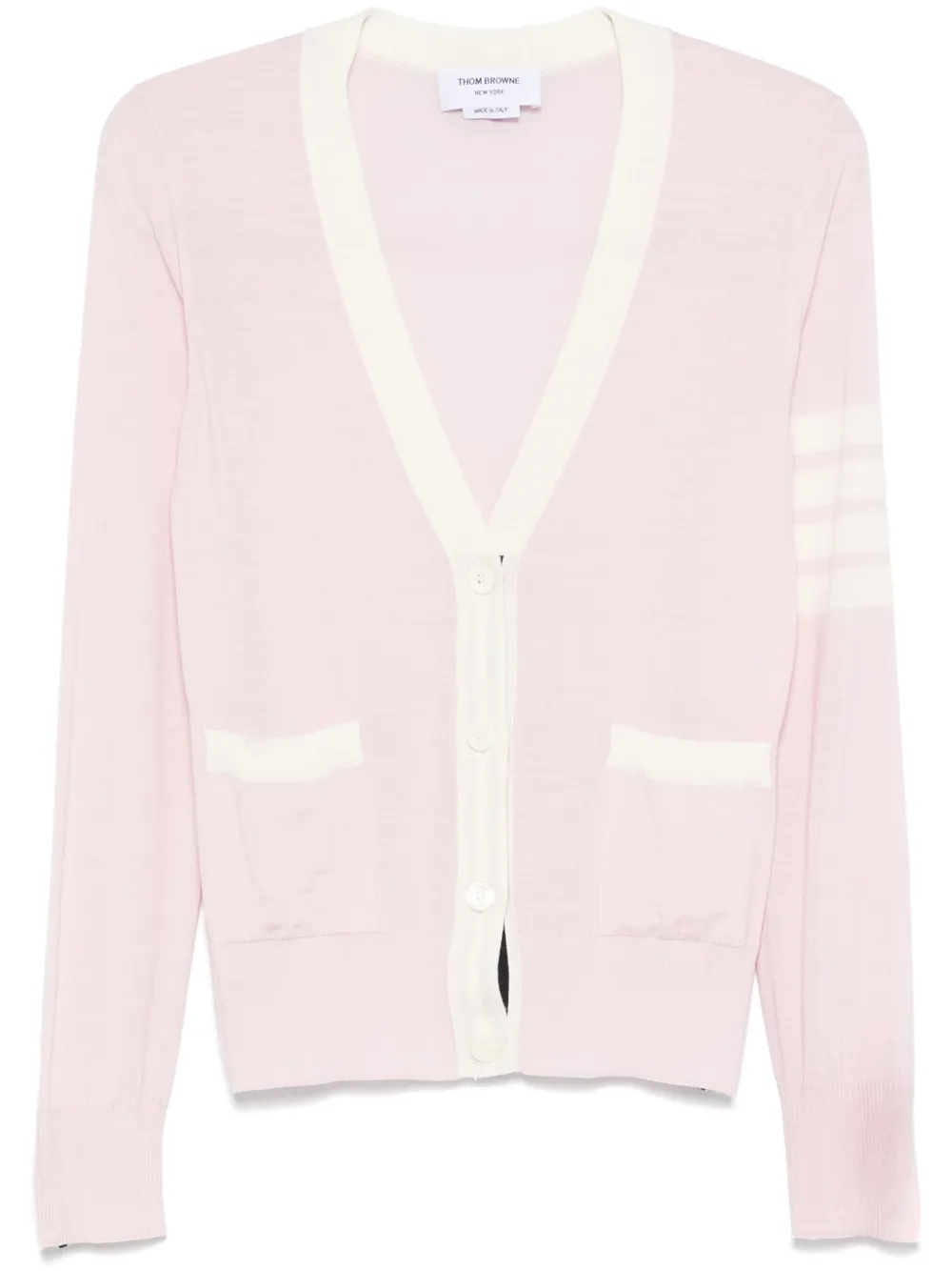 THOM BROWNE - Women Relaxed Fit V Neck Knitwear - 5