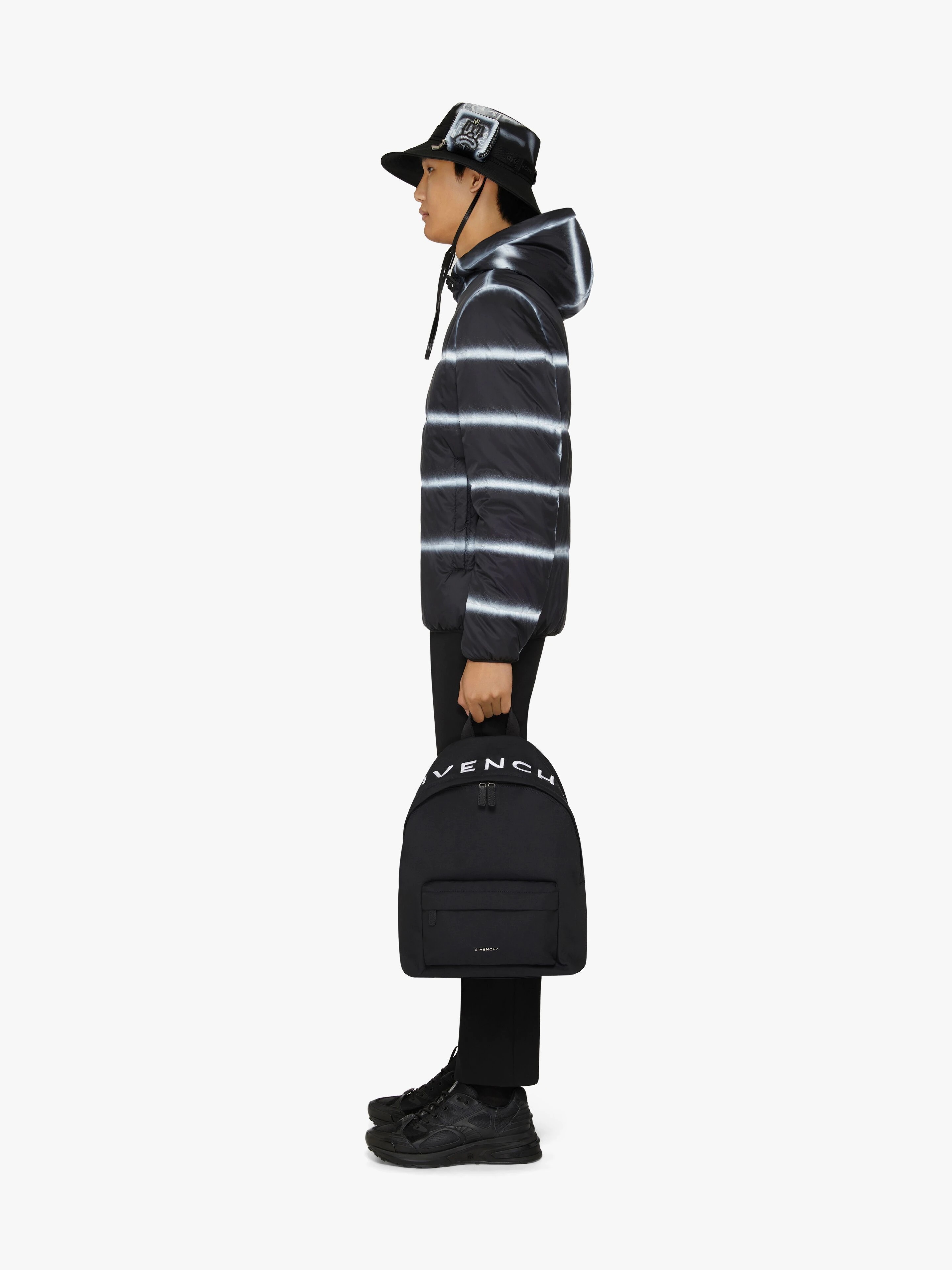 LIGHT PUFFER JACKET WITH GIVENCHY TAG EFFECT WEBBING - 3