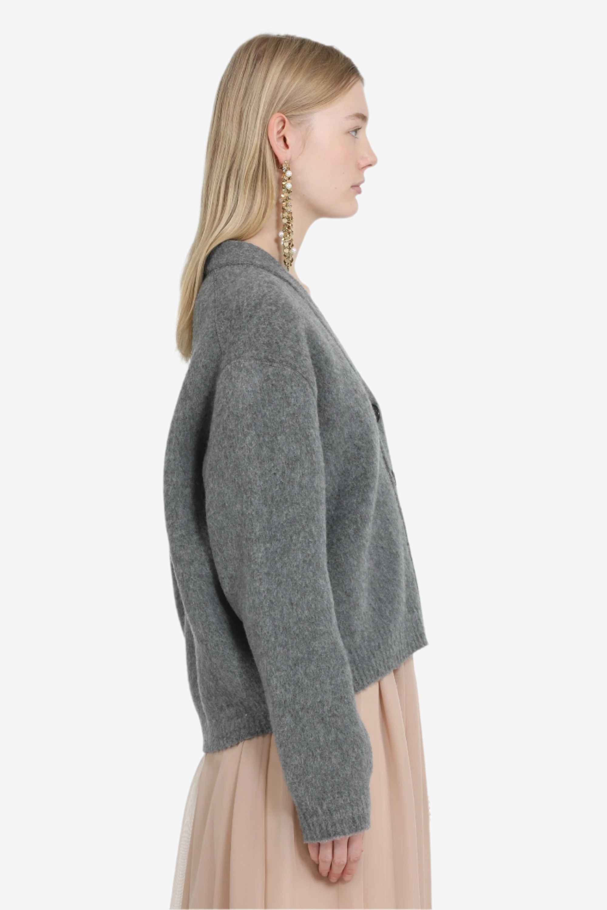 CARDIGAN SWEATER WITH LOGO - 3
