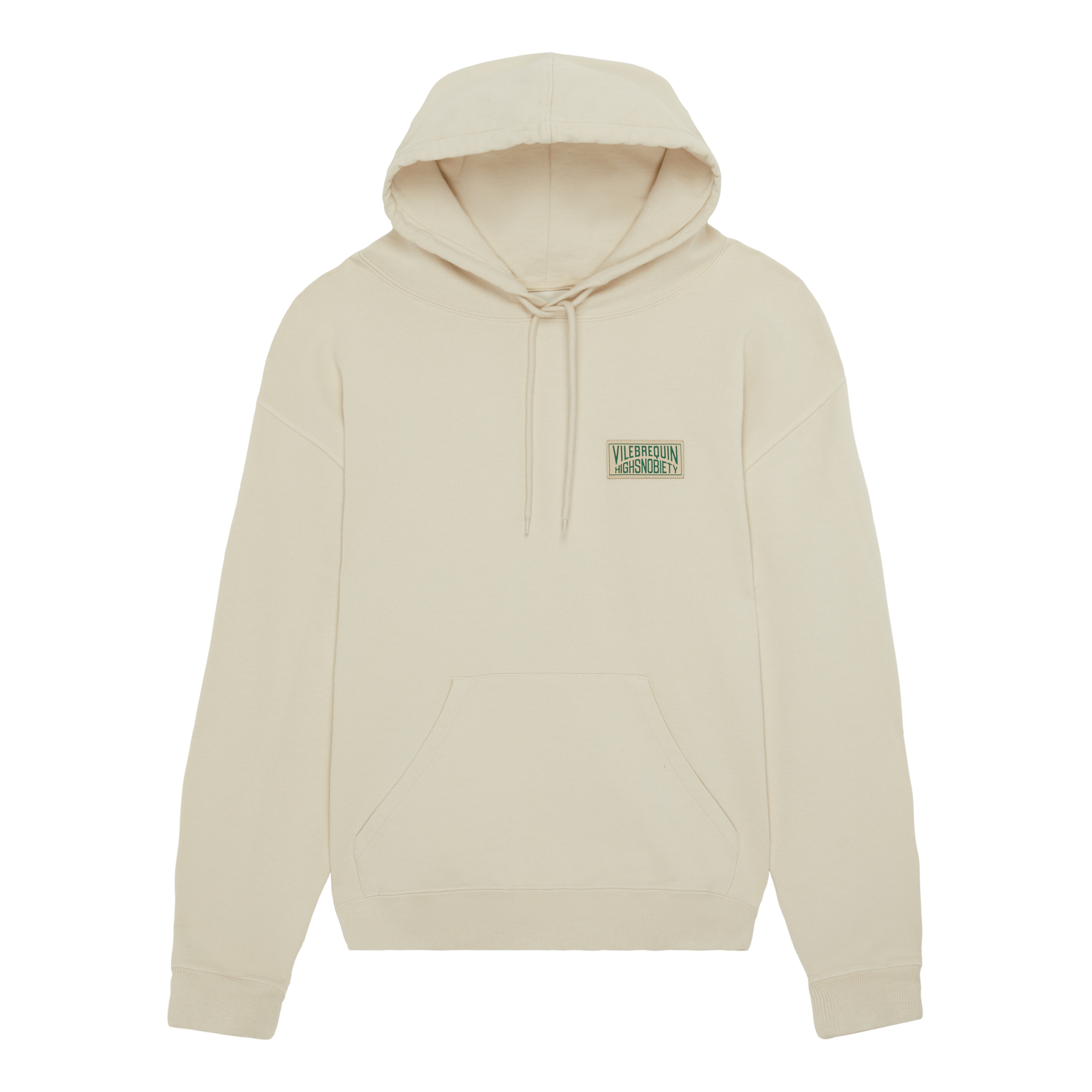 Men Cotton Hoodie Sweatshirt Solid - Vilebrequin x Highsnobiety - 1