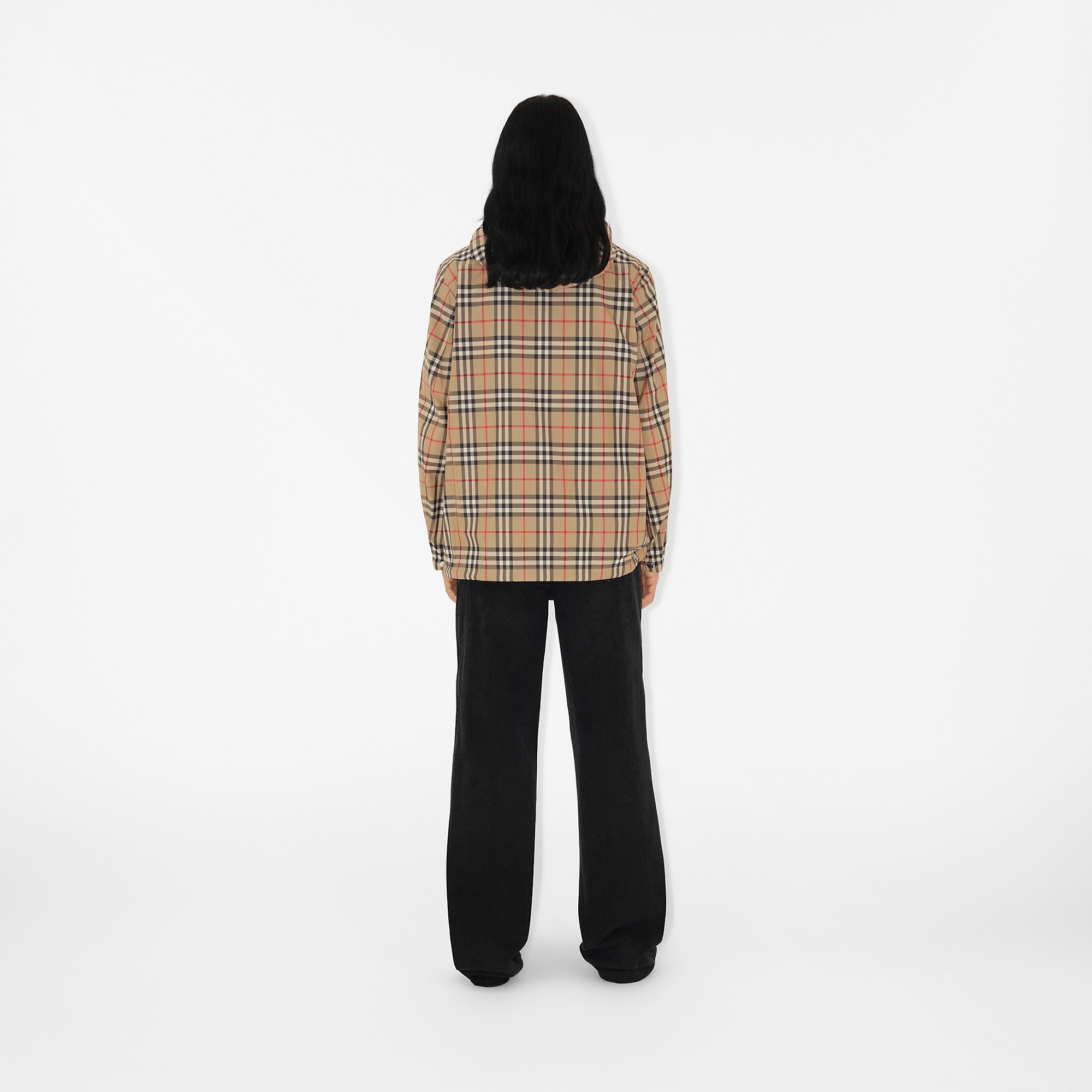 Vintage Check Hooded Jacket - 4