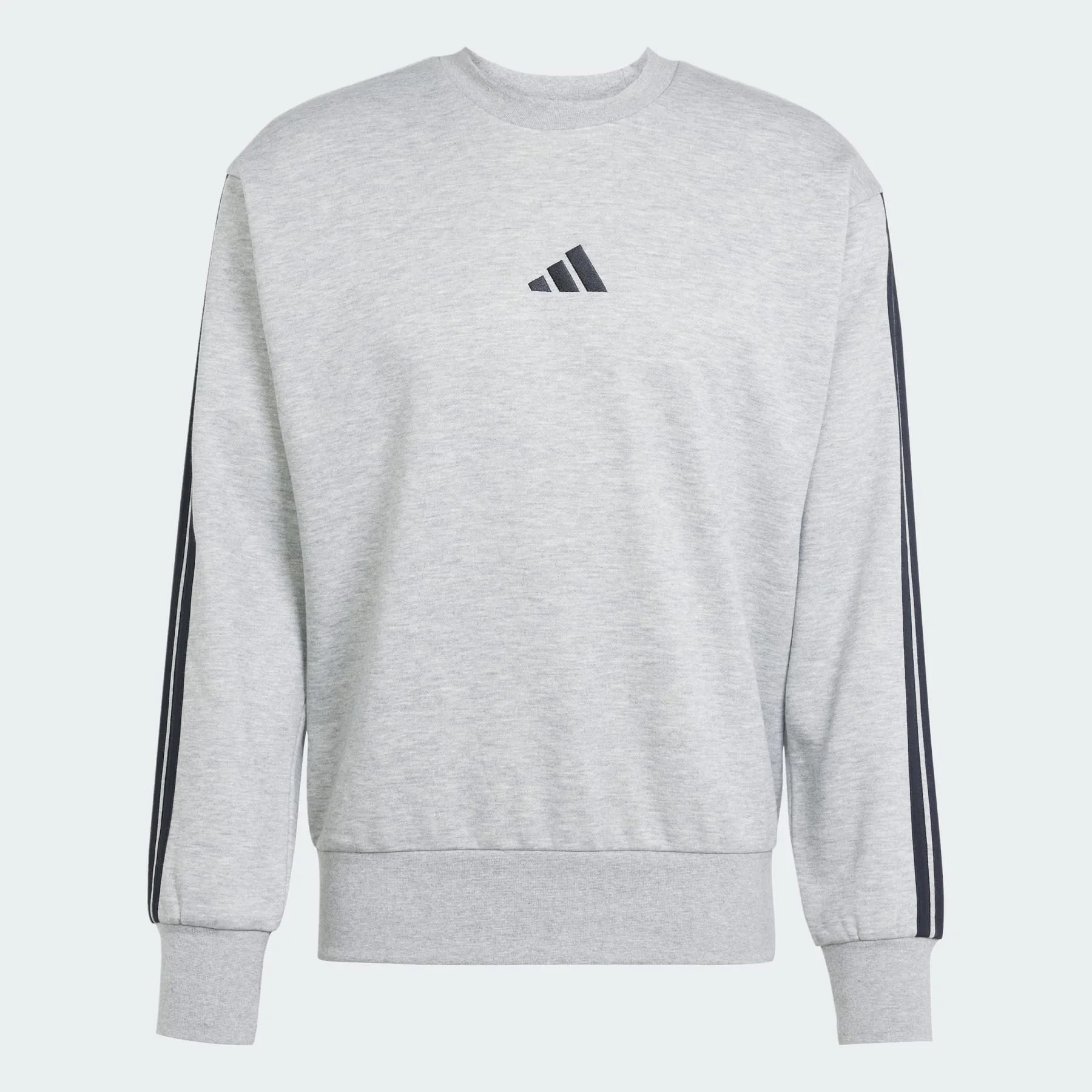 Essentials 3-Stripes Fleece Sweatshirt - 1