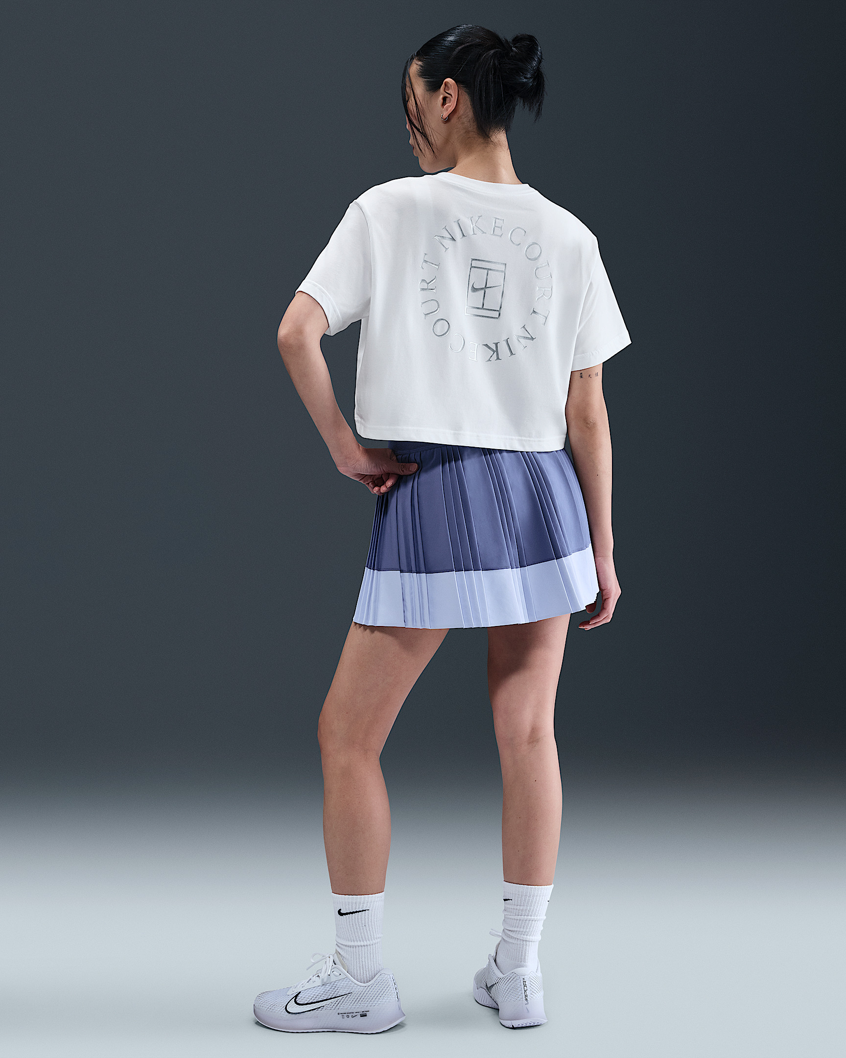 Nike Slam Women's Dri-FIT Short-Sleeve Cropped Tennis T-Shirt - 5