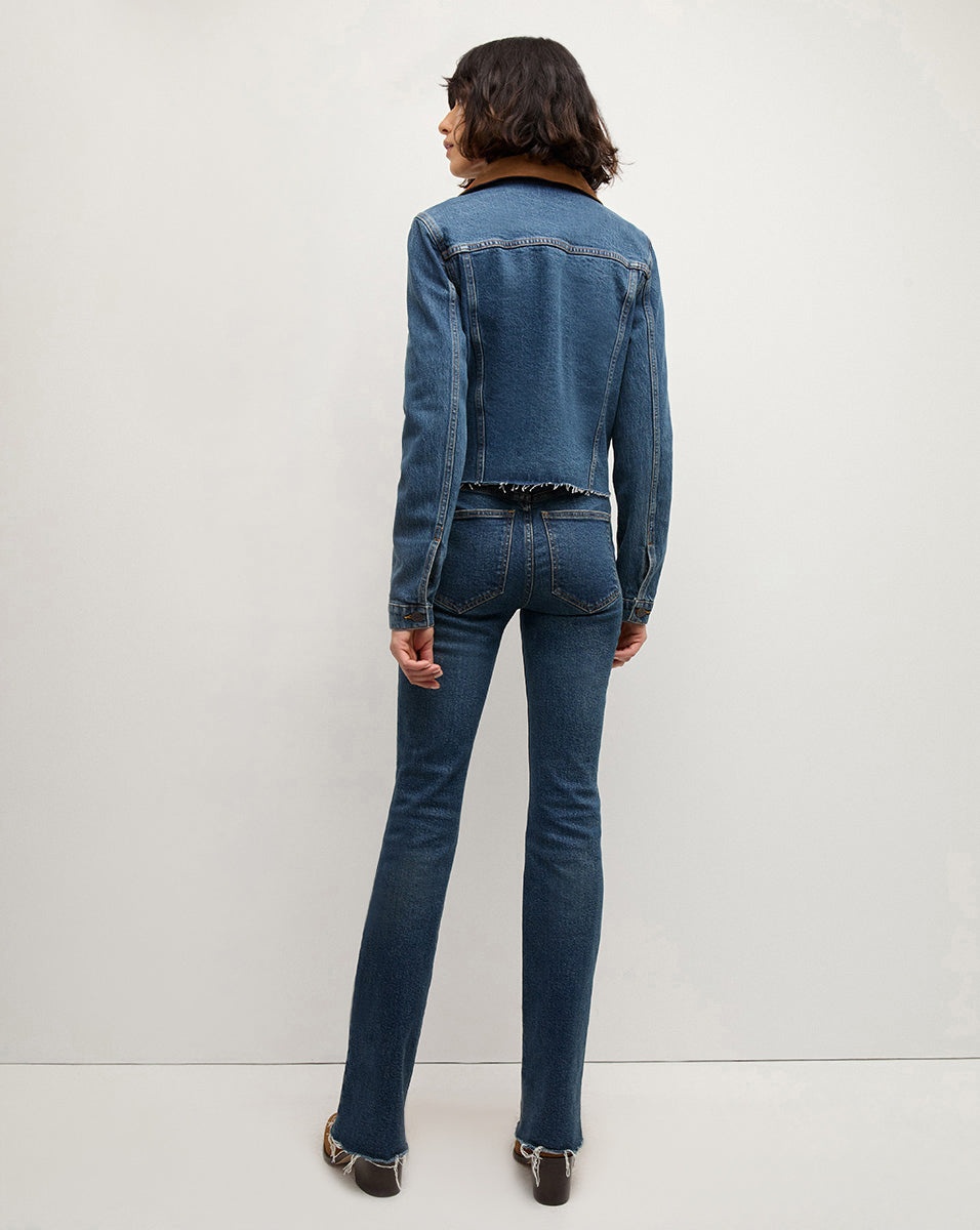 CARA JEAN JACKET | CORDUROY COLLAR - 6