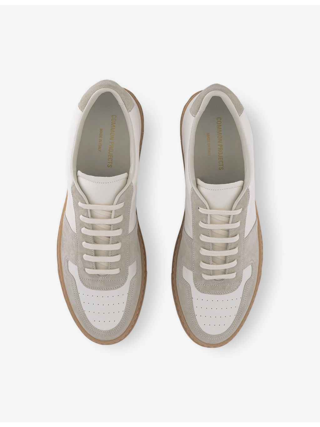 Bball Duo Low-Top Leather and Suede Trainers - 2