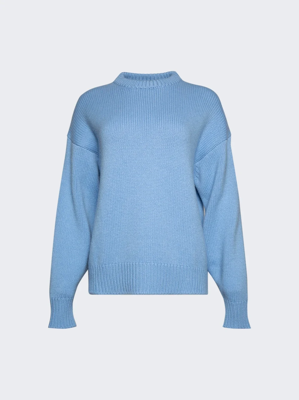 Ursa Relaxed Cashmere Sweater Light Blue - 1