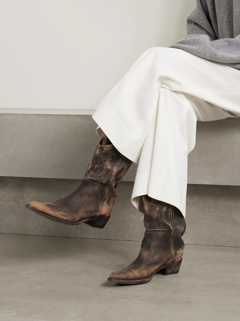 KHAITE Clive Leather Boots outlook