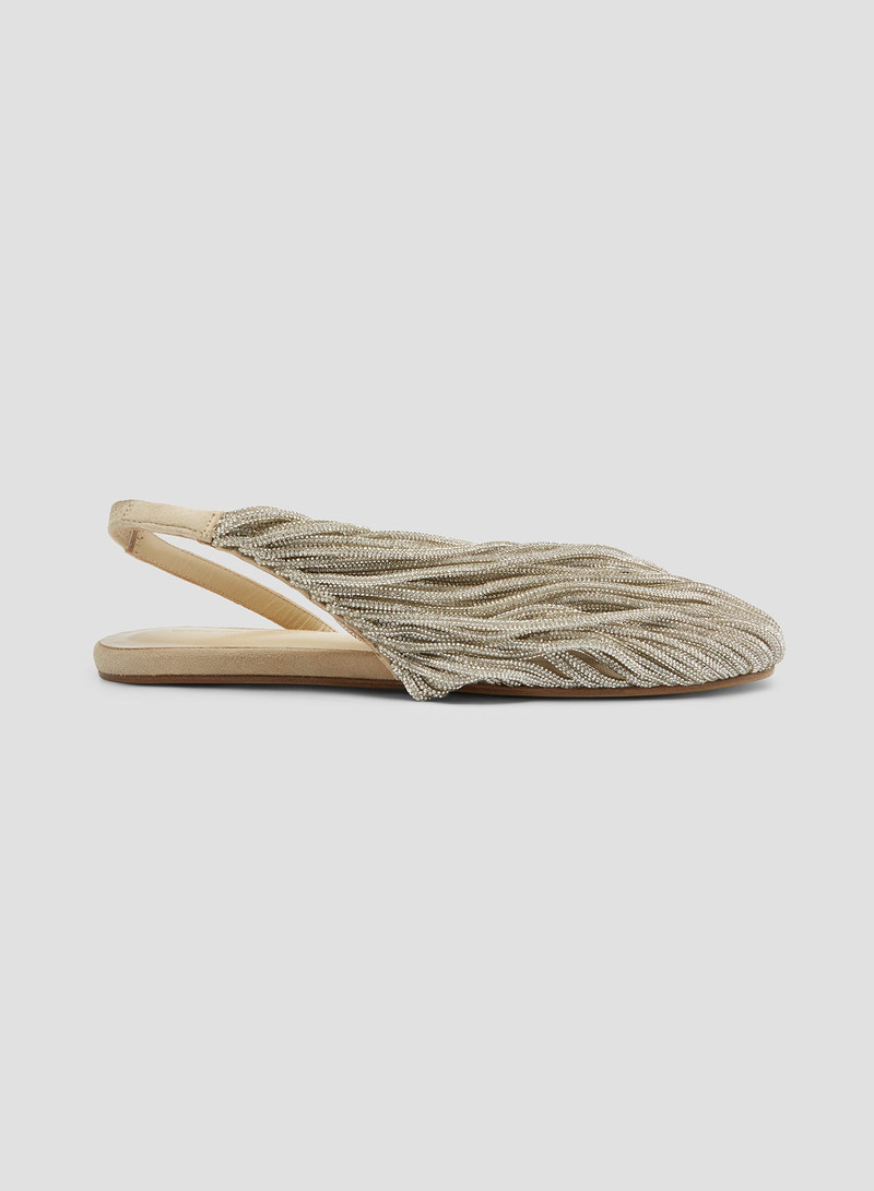 Saskia Stranded Crystal Flat 1