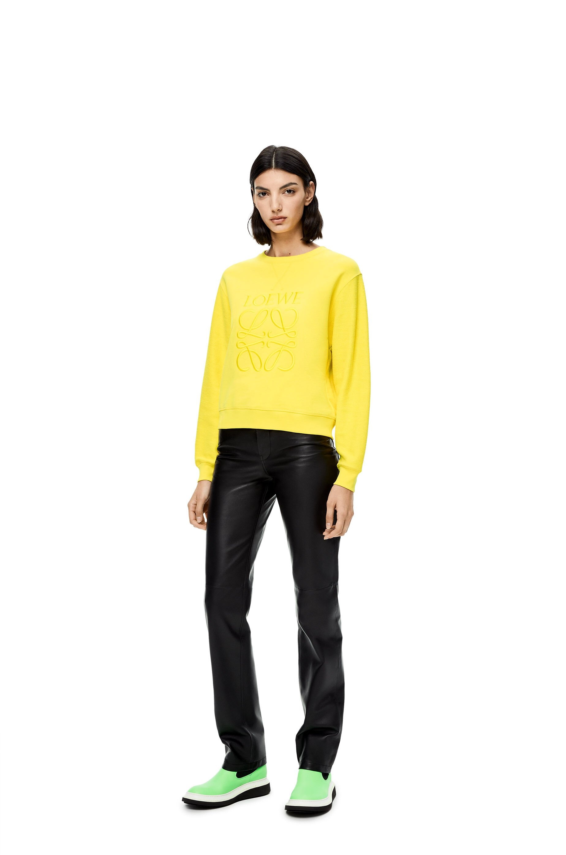 LOEWE Anagram embroidered sweatshirt in cotton - 2