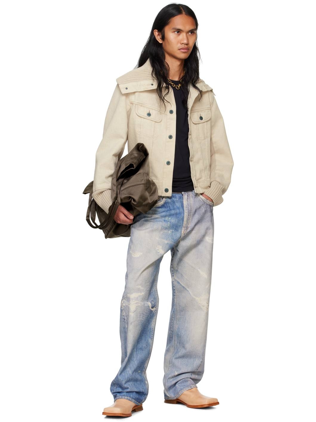 Khaki Aviation Tote - 4