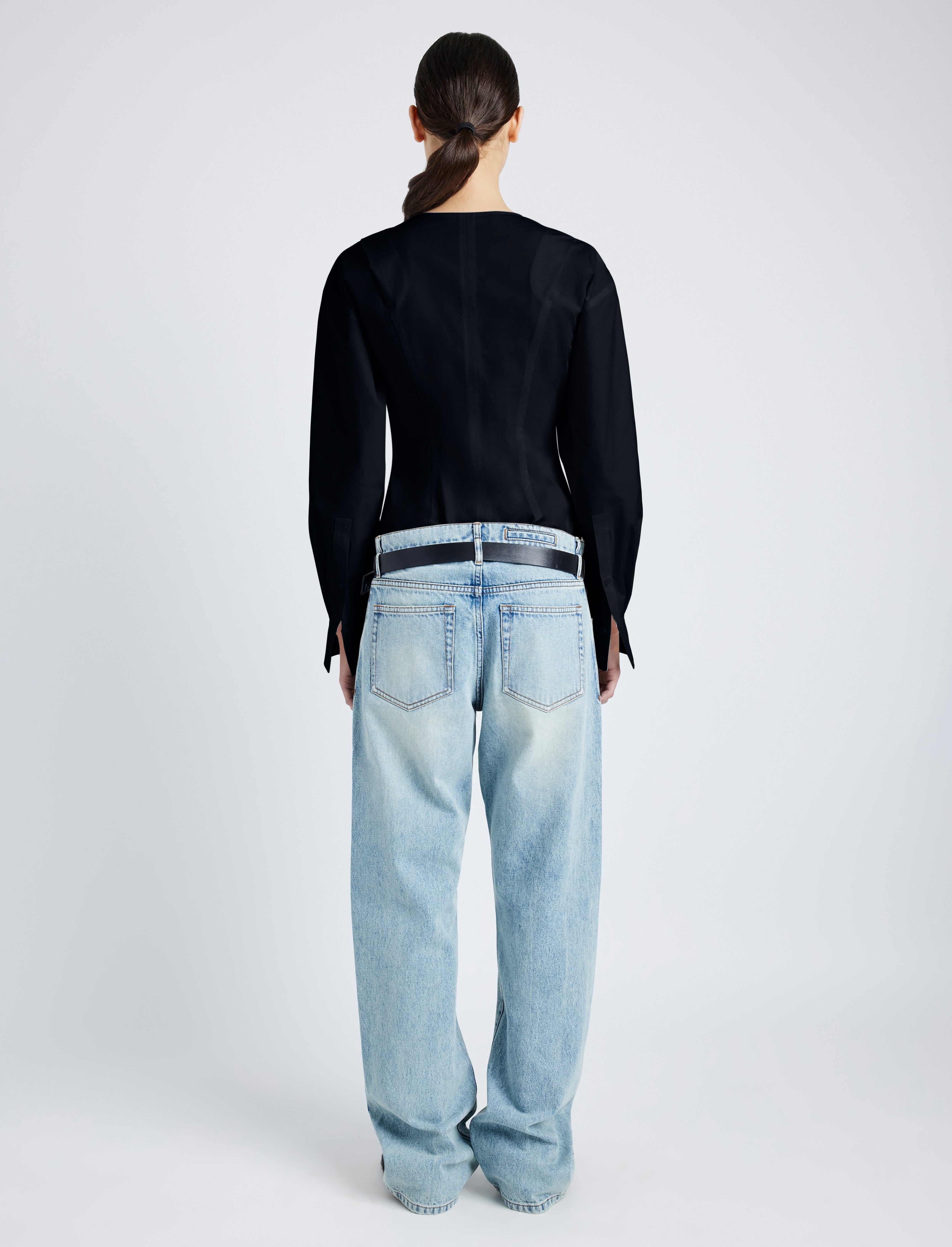 Ivonne Top in Eco Poplin - 5