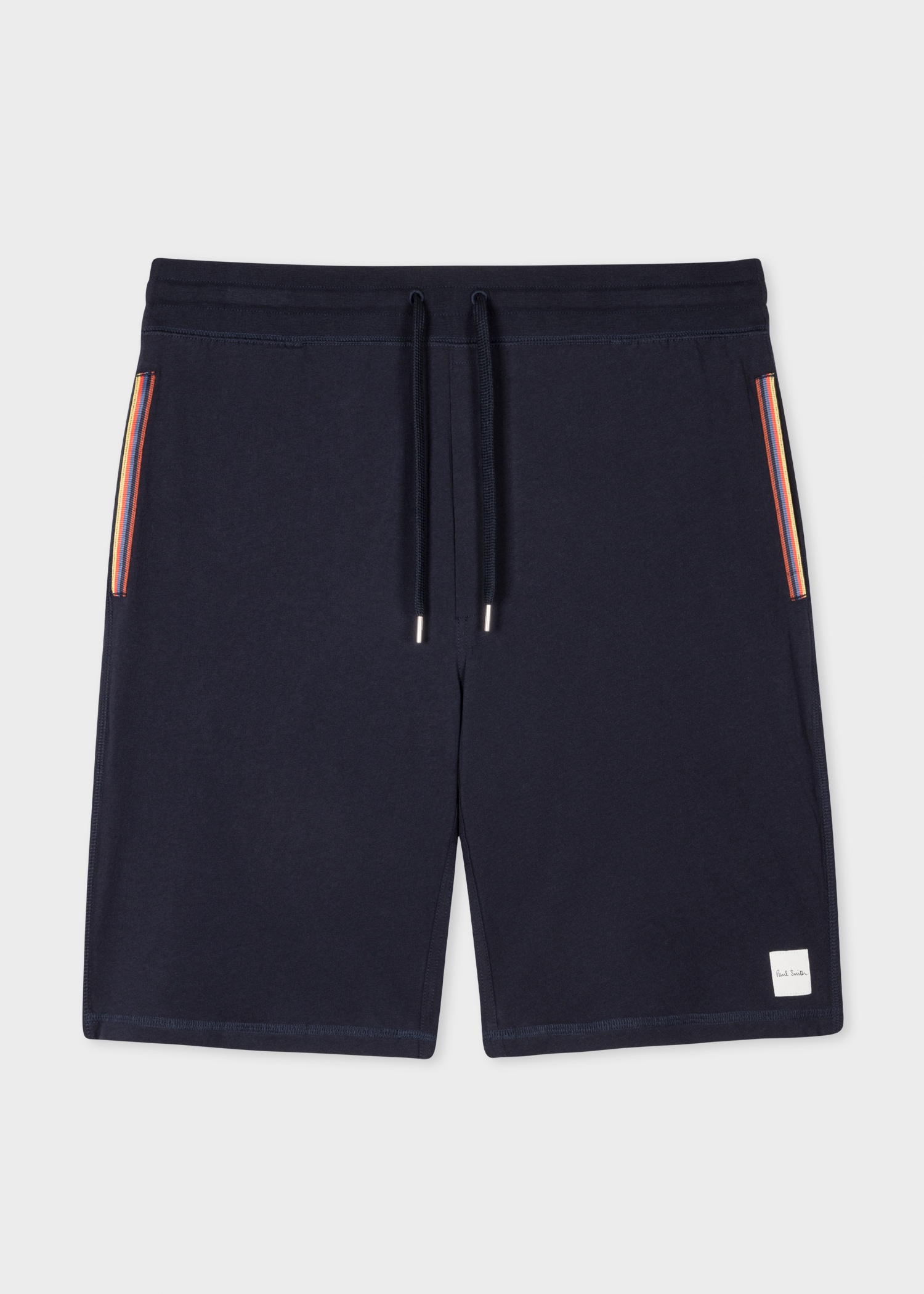 Navy Jersey Cotton Lounge Shorts - 1