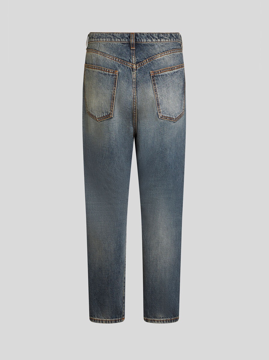 VINTAGE-EFFECT JEANS - 6