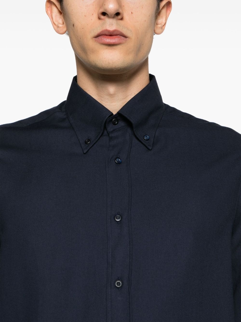 button-down twill shirt - 5