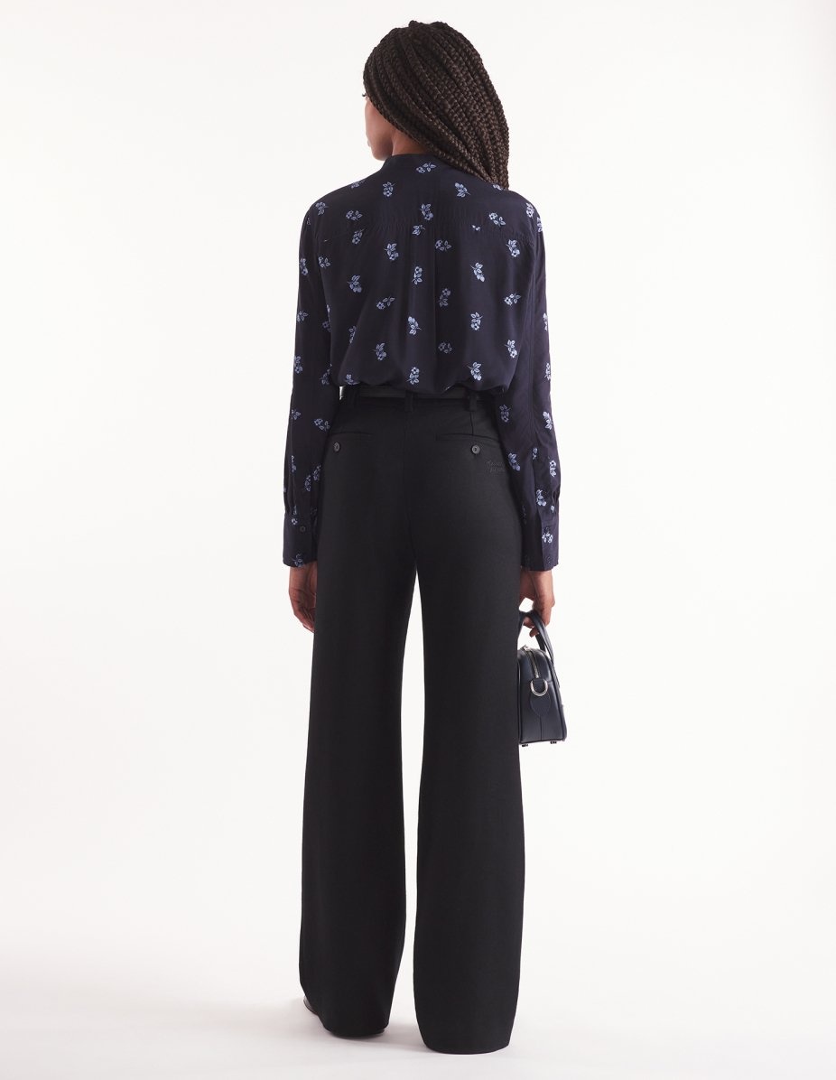 STAND COLLAR SHIRT - 5