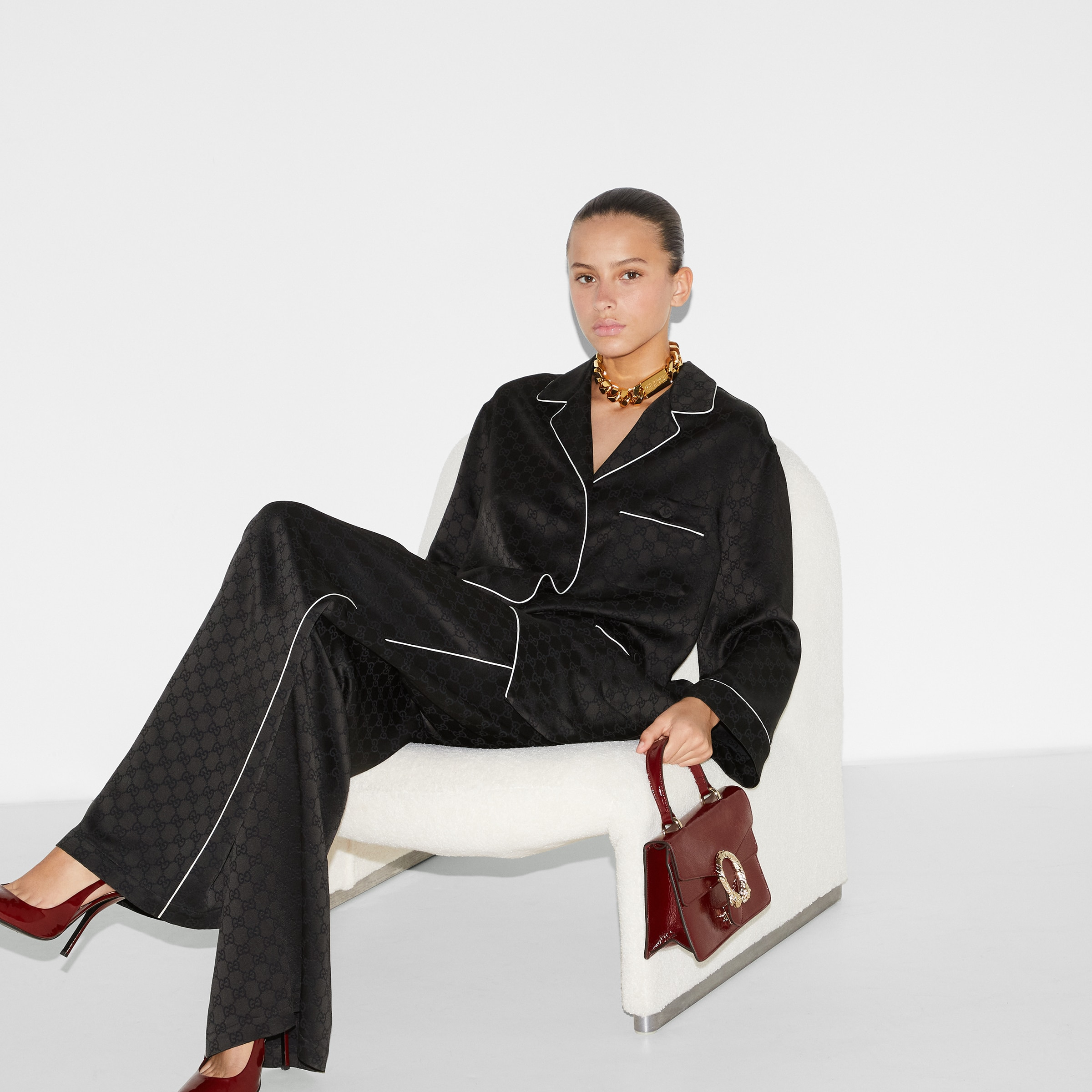 Viscose GG jacquard shirt - 6