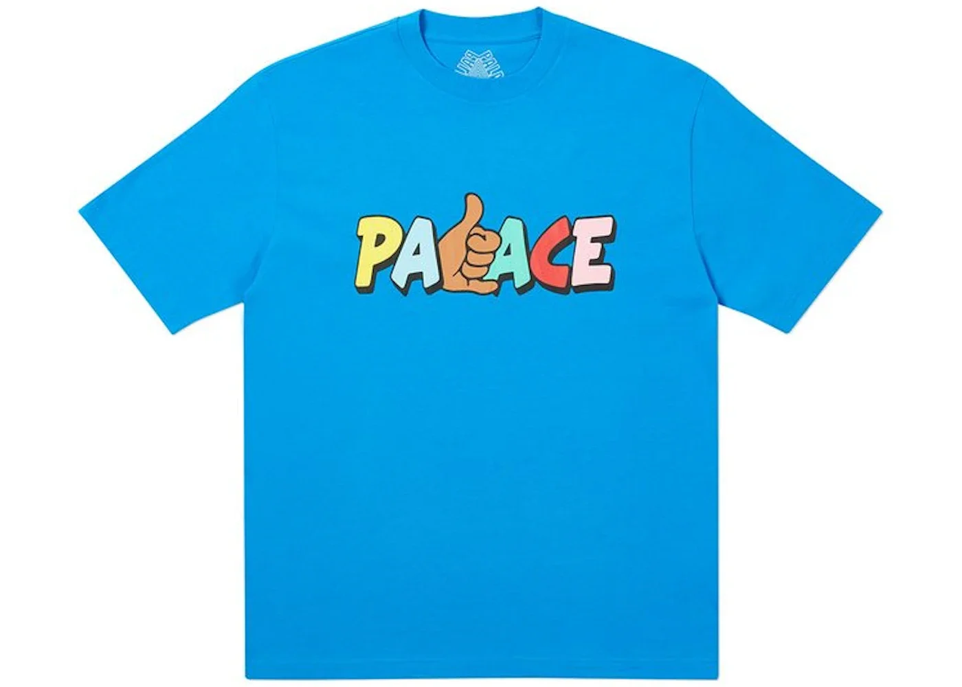 Palace Shitfaced Shaka T-Shirt Blue - 1