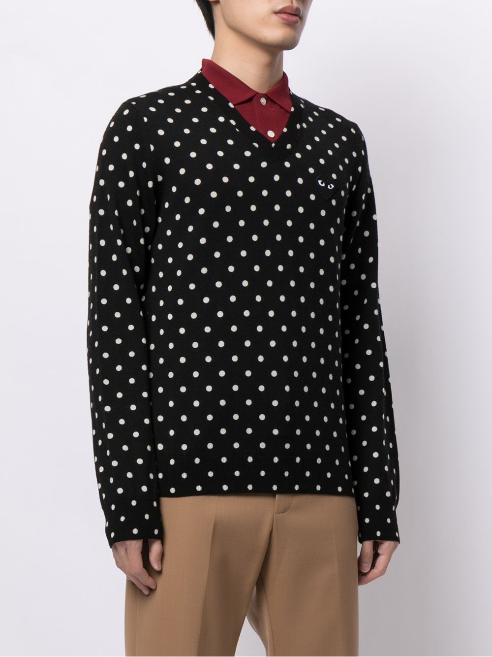 polka-dot print jumper - 3