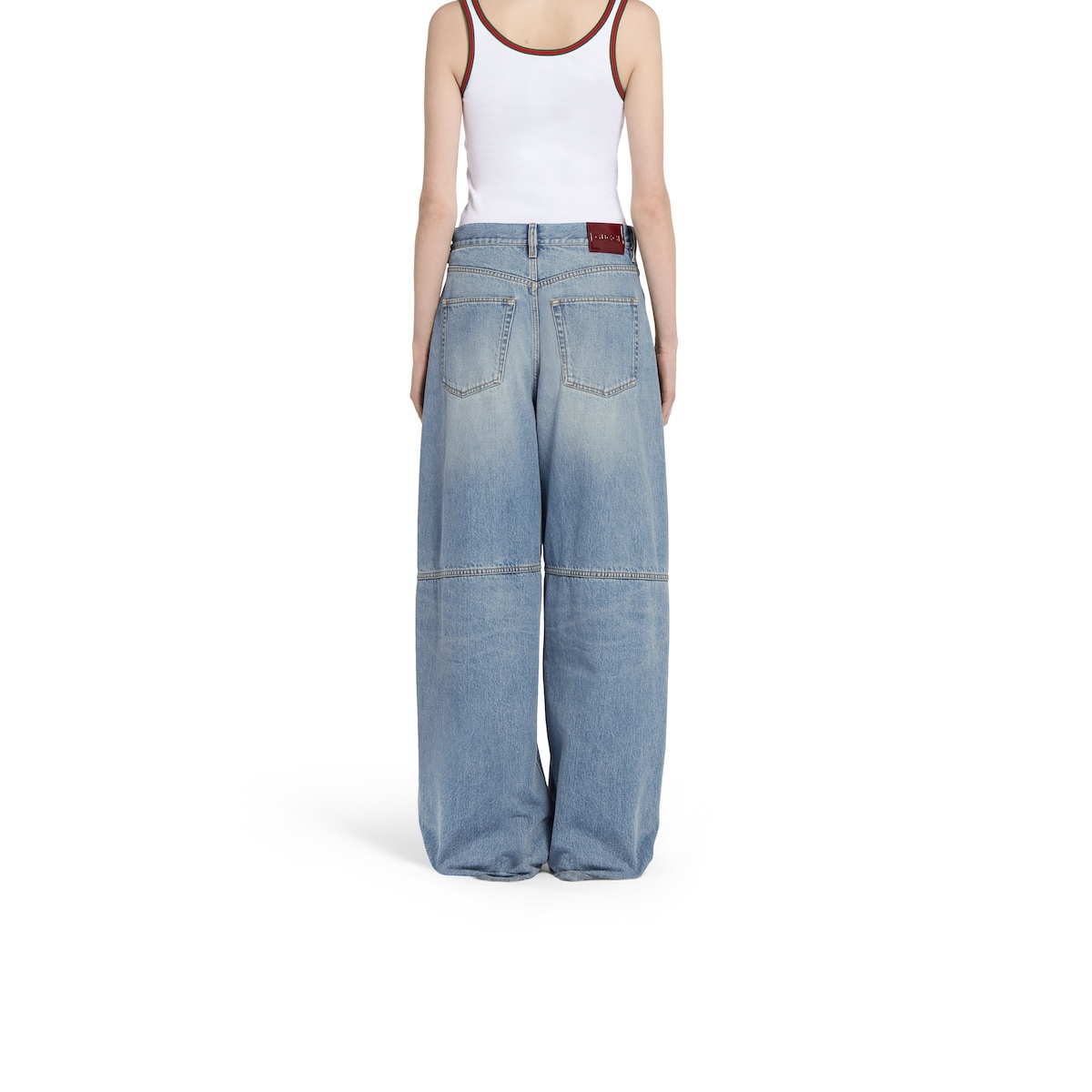 Balloon denim pant - 4