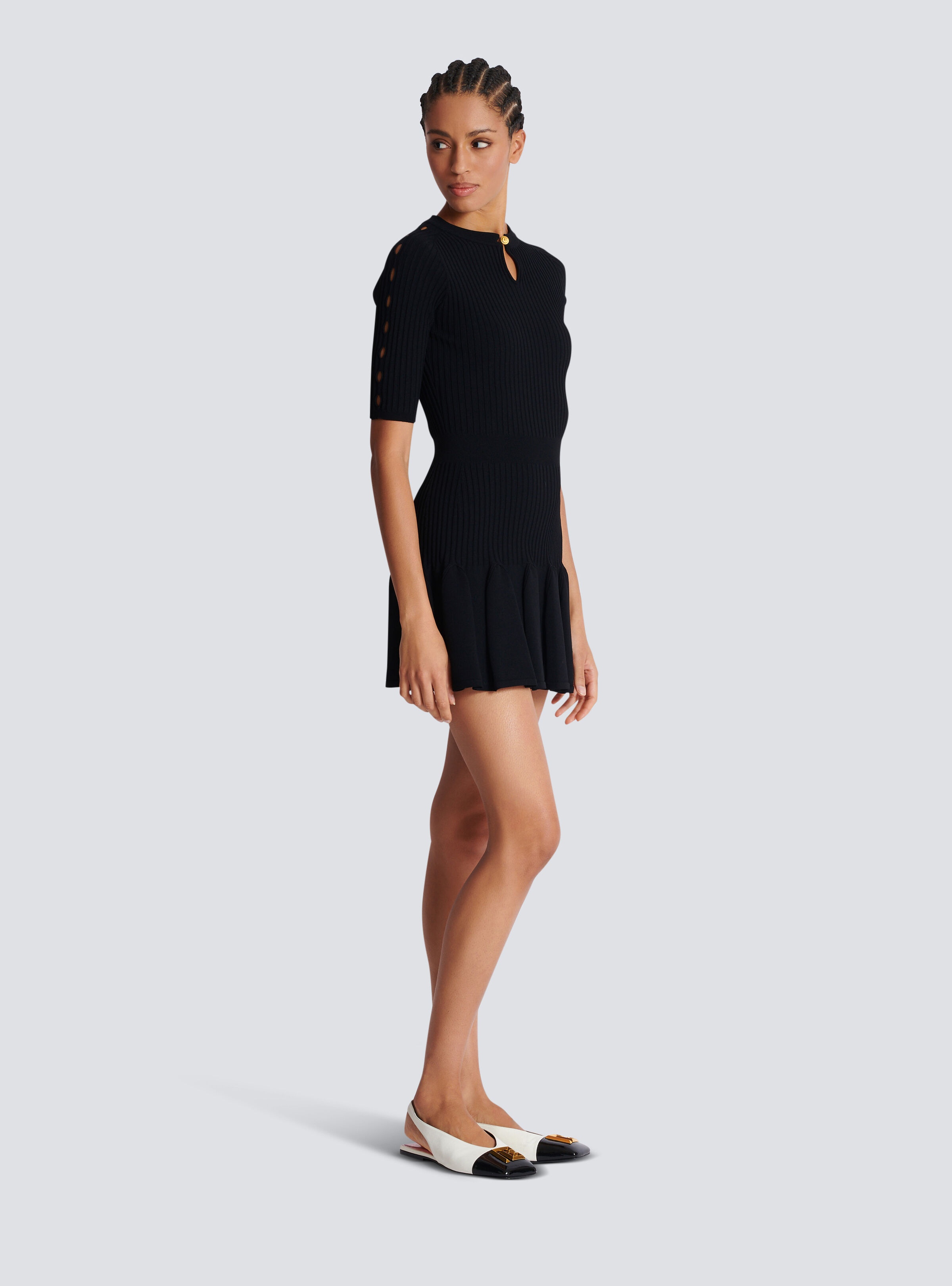 Flared knit dress - 3