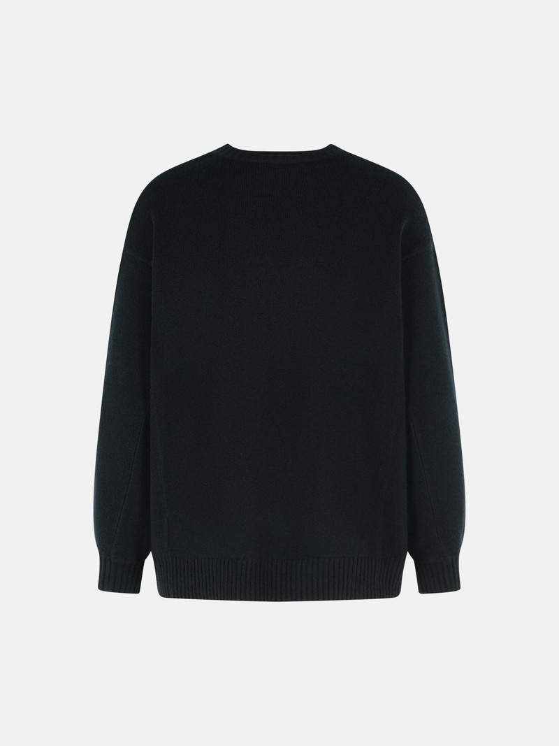 Max Mara BLACK WOOL AND CASHMERE SWEATER outlook