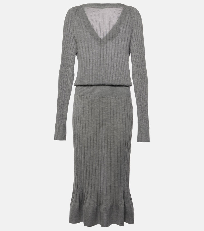 Eden wool-blend midi dress - 1