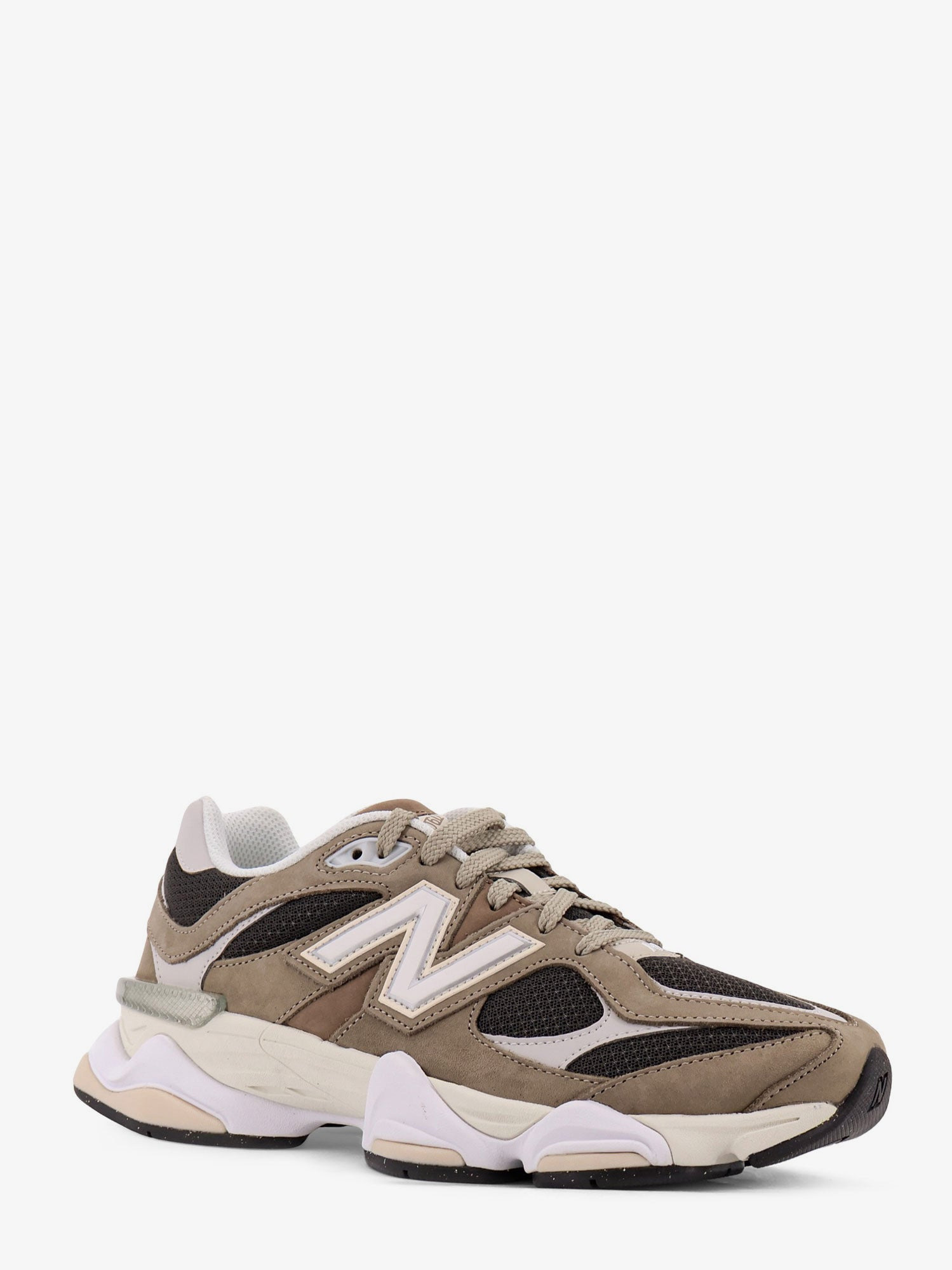 New Balance 9060 Low-Top Mesh Sneakers With Suede Interts - 2
