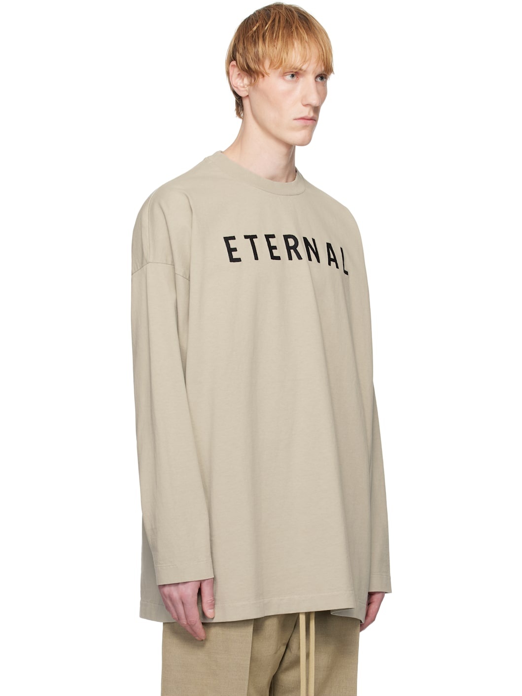 Gray 'Eternal' Long Sleeve T-shirt - 2