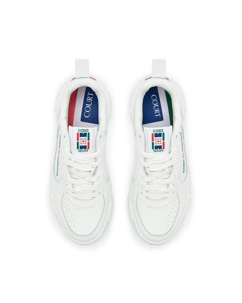 Womens Court White Sneaker | Casablanca Paris 8