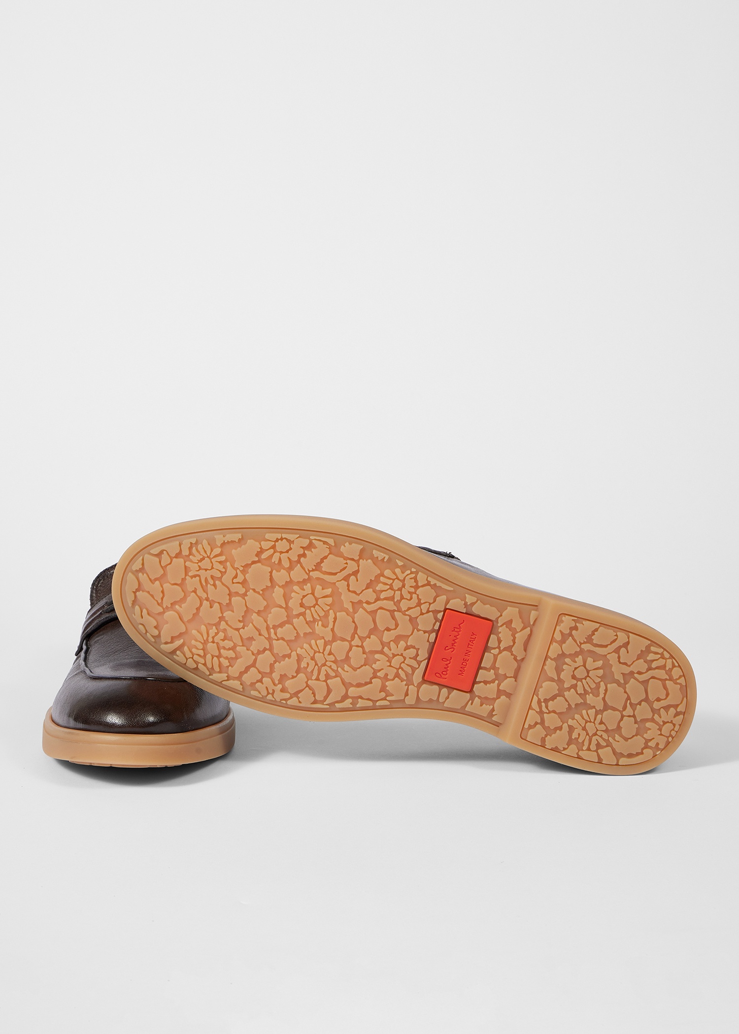 Dark Brown Leather 'Montalcini' Loafers - 5