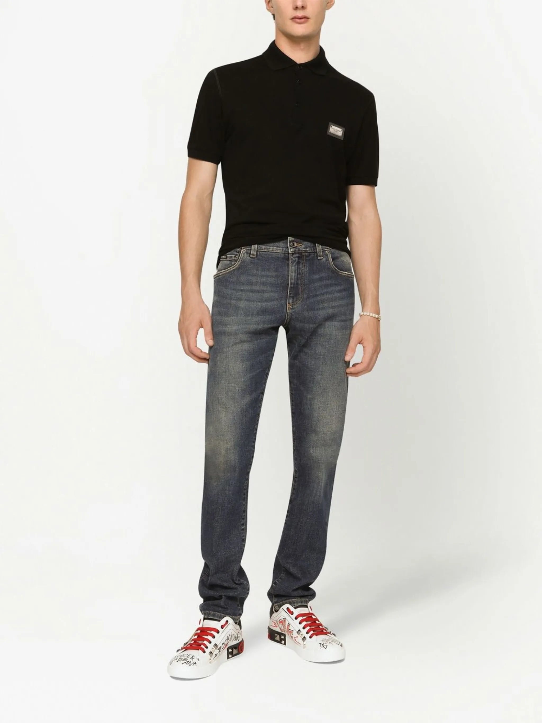 Logo-appliqué Skinny Jeans - 5