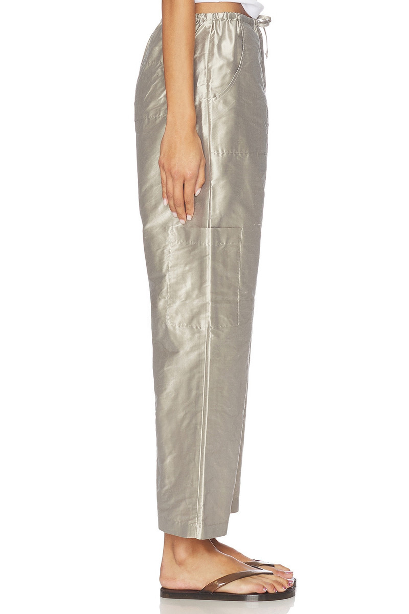 DONNI. The Taffeta Drawstring Cargo Pant outlook