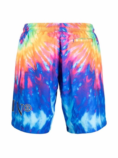 PHILIPP PLEIN tie dye-print swim shorts outlook