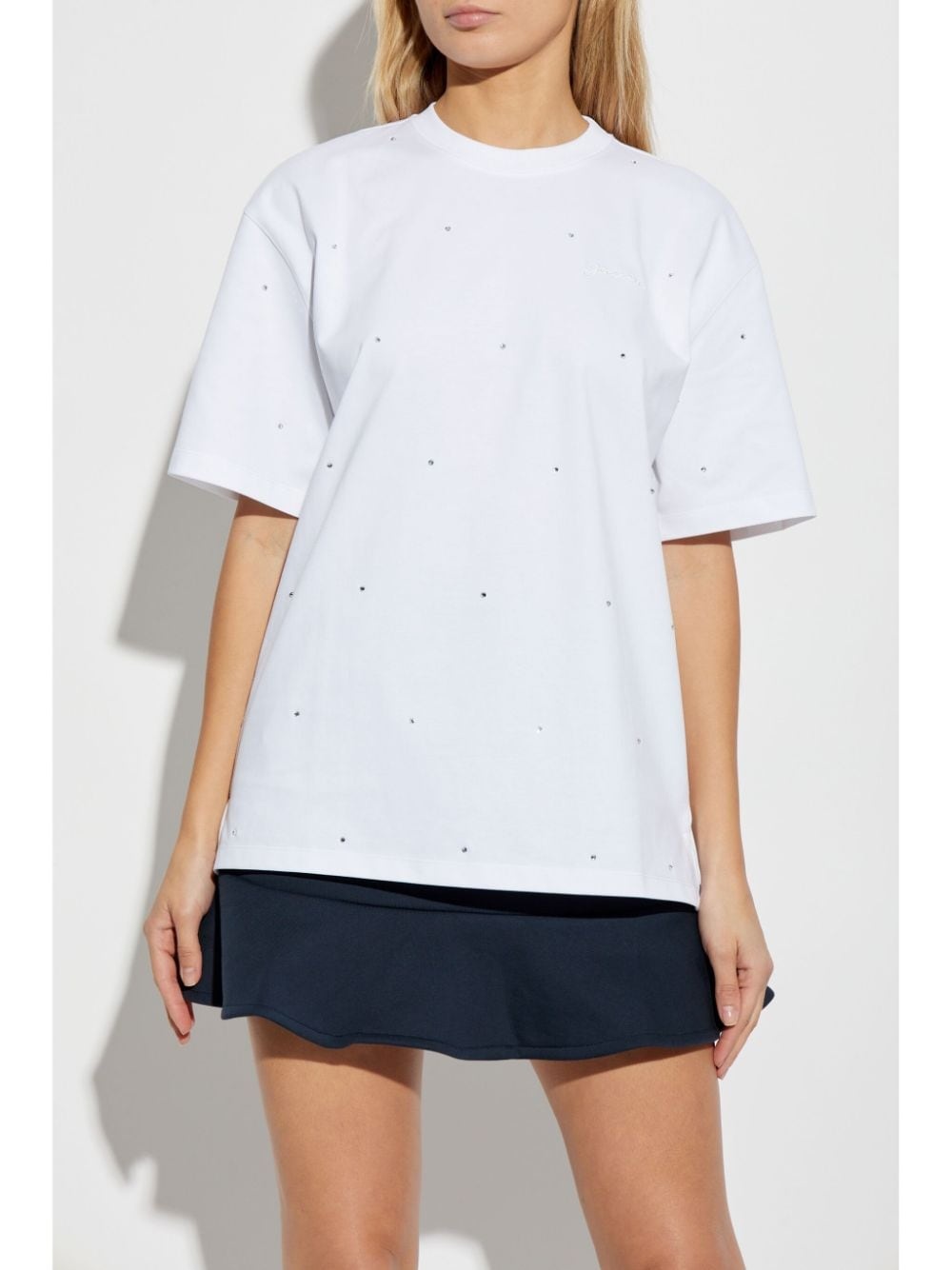 crystal-embellished T-shirt - 3
